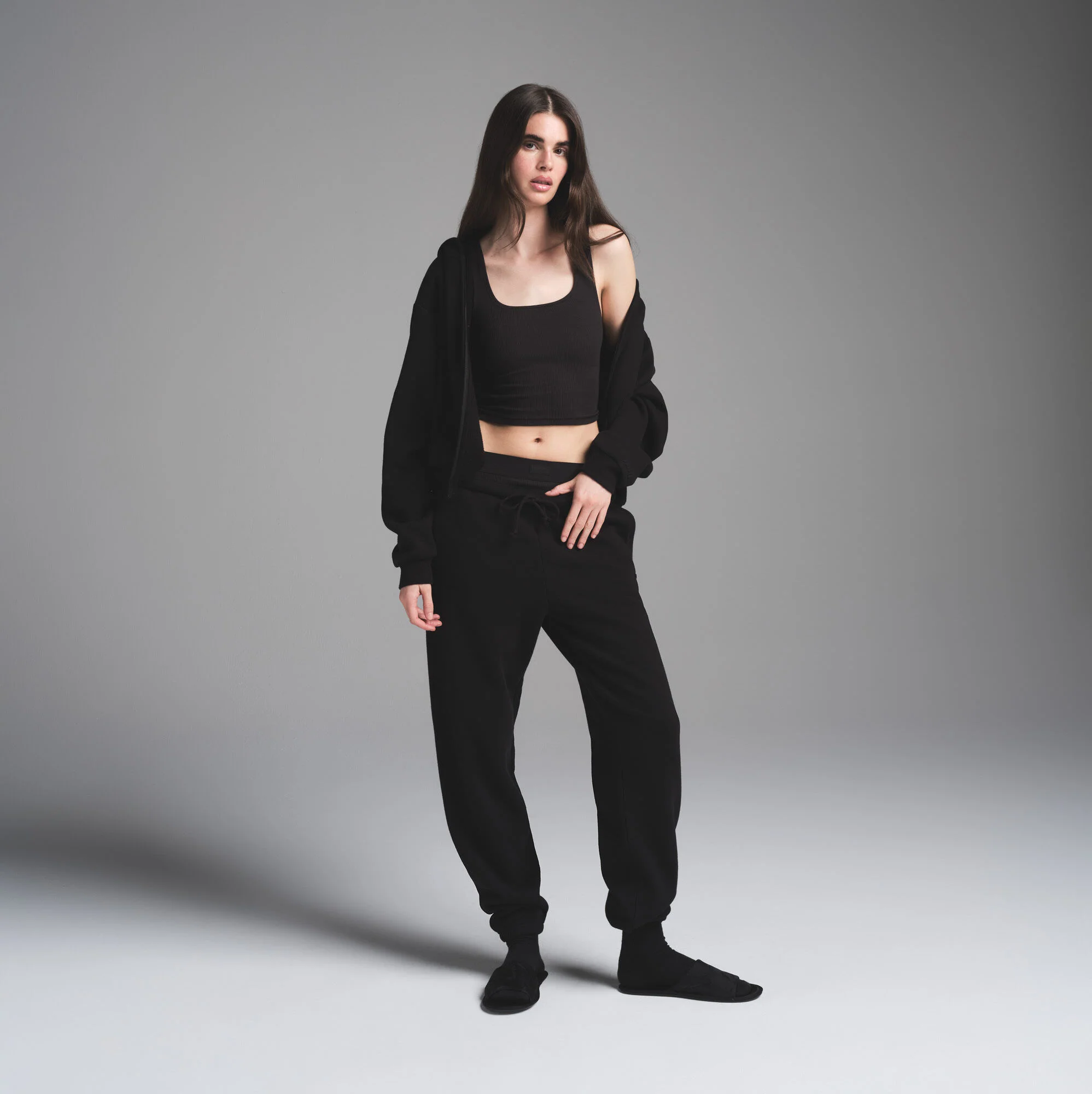 COTTON FLEECE CLASSIC JOGGER | LIGHT HEATHER GREY