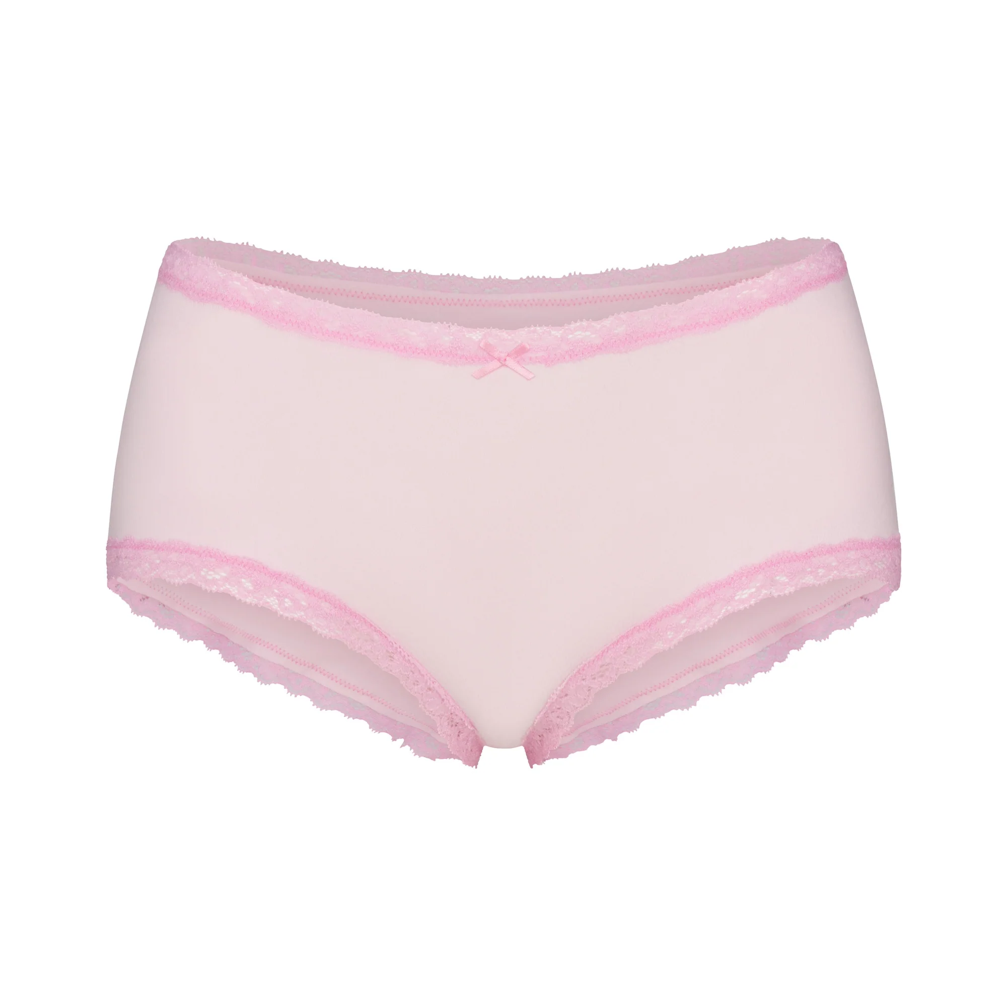 LIGHTWEIGHT COTTON LACE BOY SHORT | CHERRY BLOSSOM