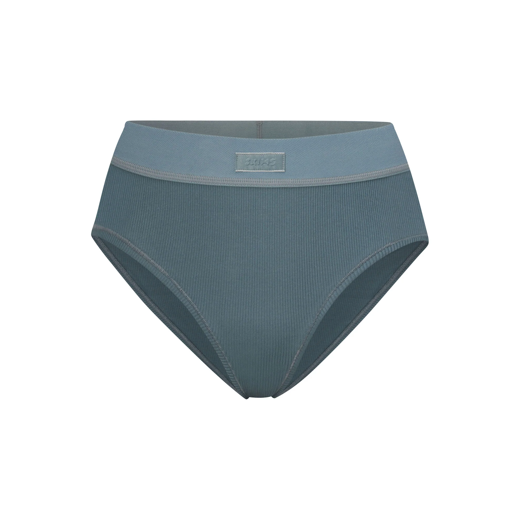 COTTON RIB BRIEF | LIGHT HEATHER GREY