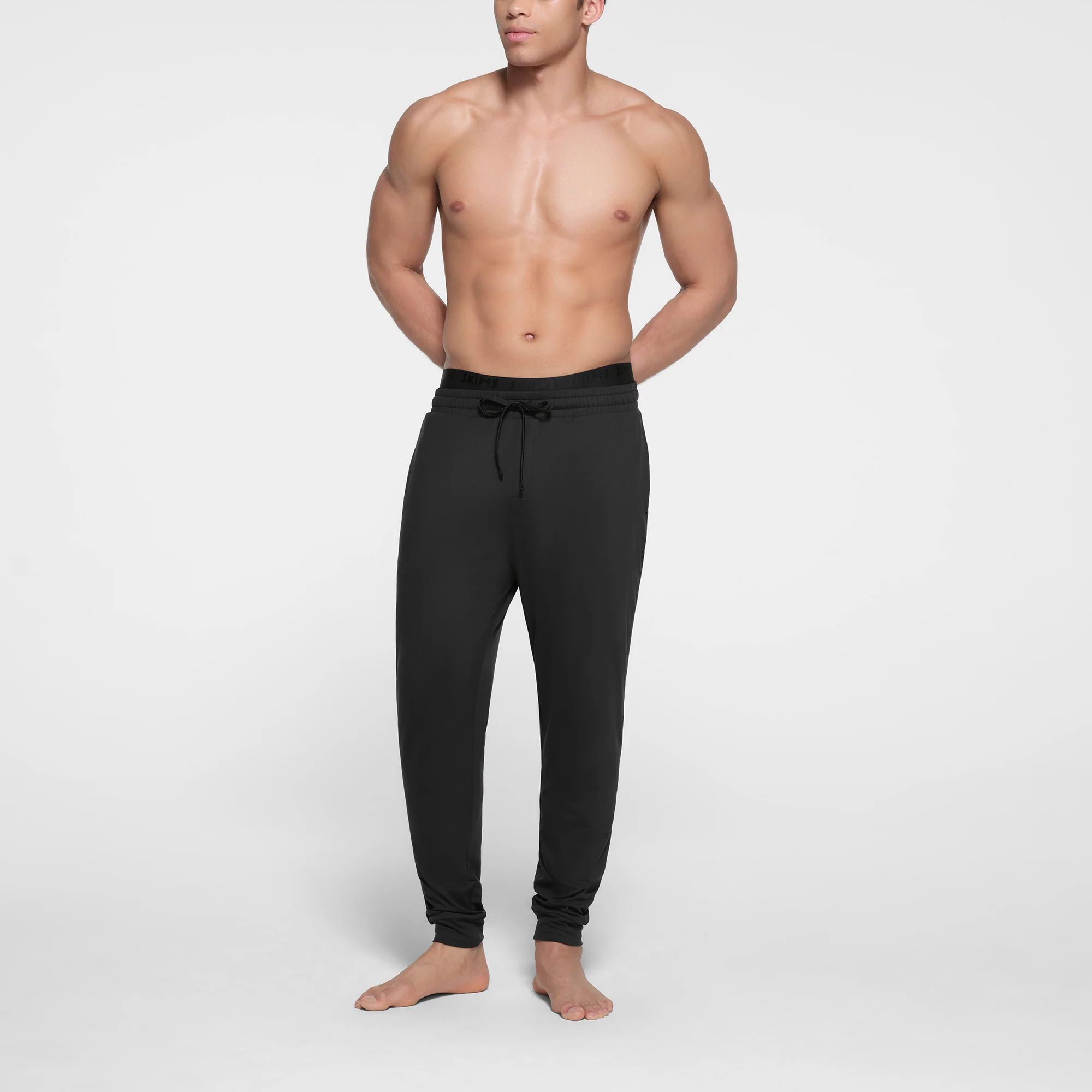 OUTDOOR JERSEY MENS TAPERED JOGGER | ONYX