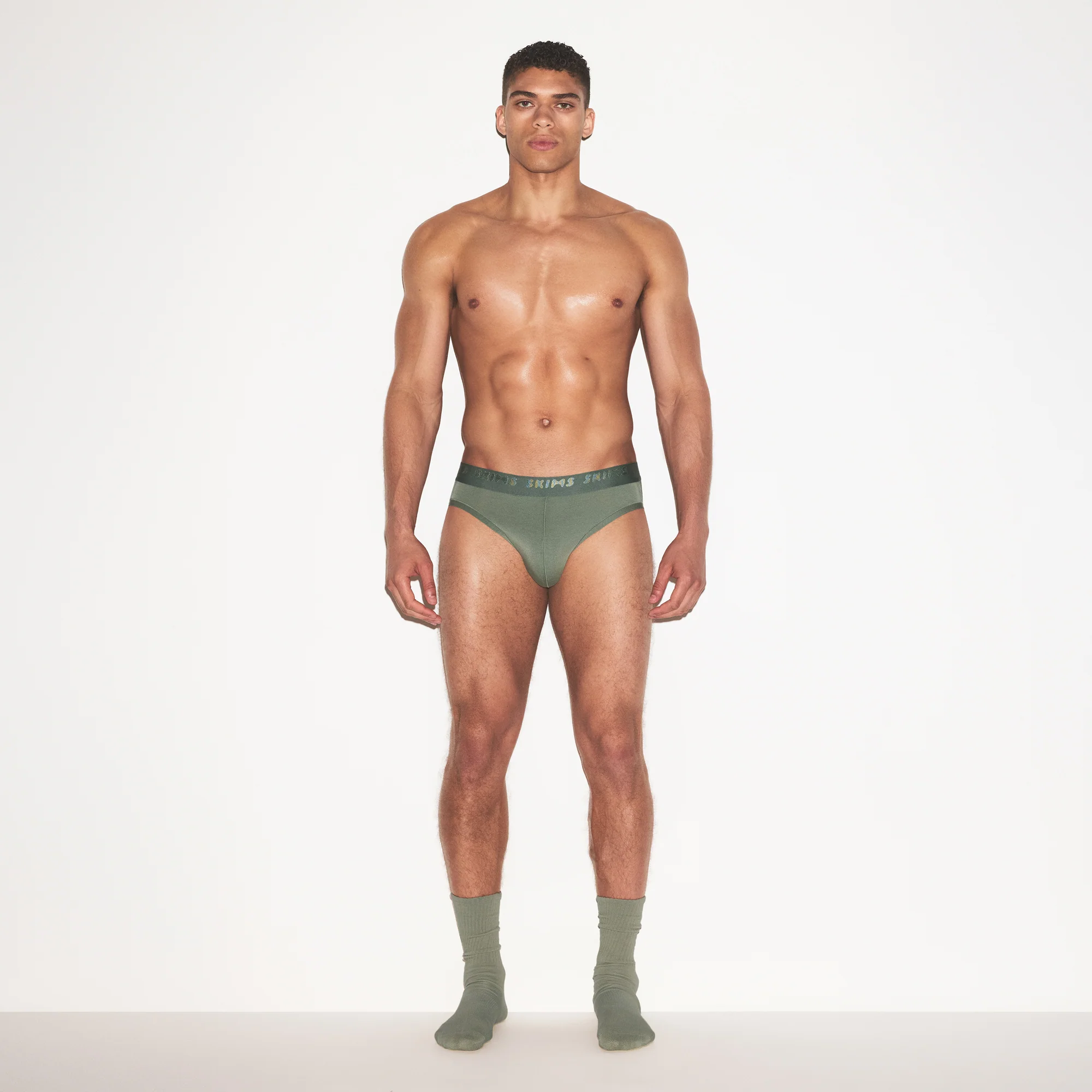 SKIMS STRETCH MENS BRIEF 3-PACK | LAUREL MULTI