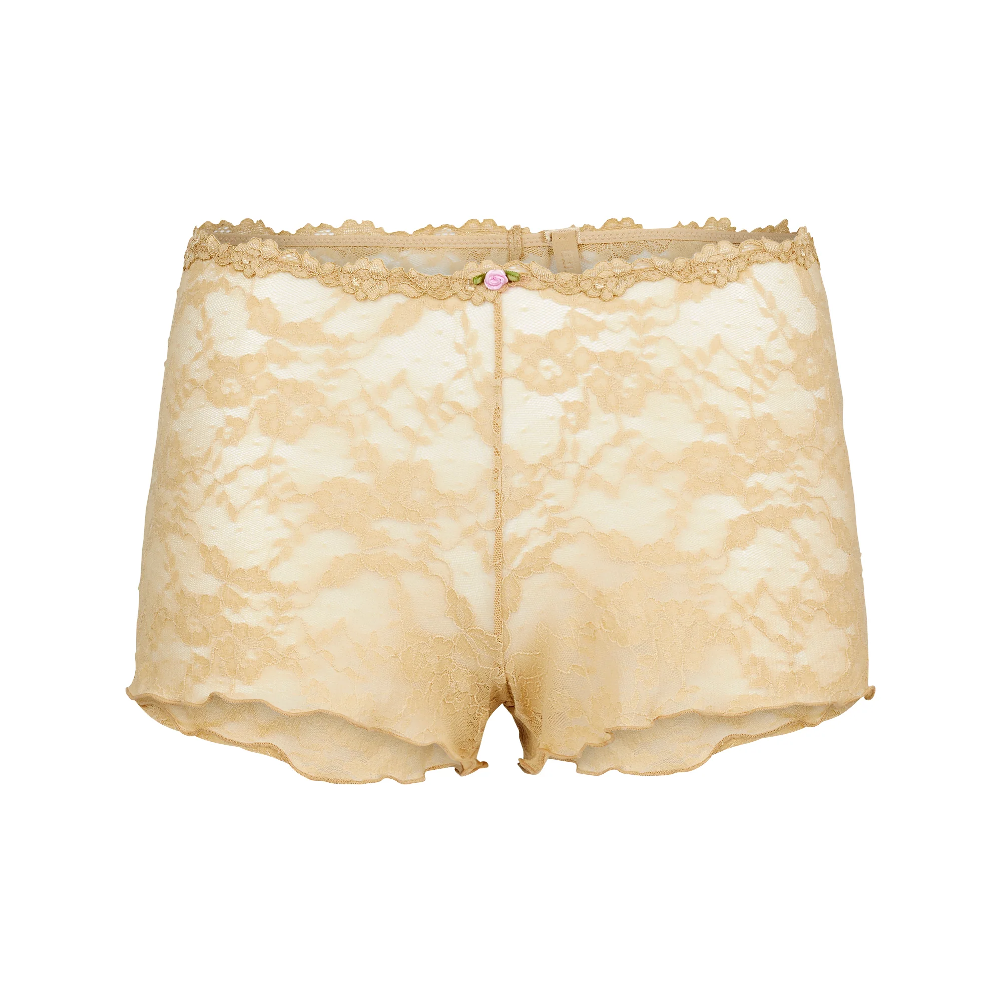 STRETCH LACE TRIANGLE CAMI AND SHORT SET | DELTA