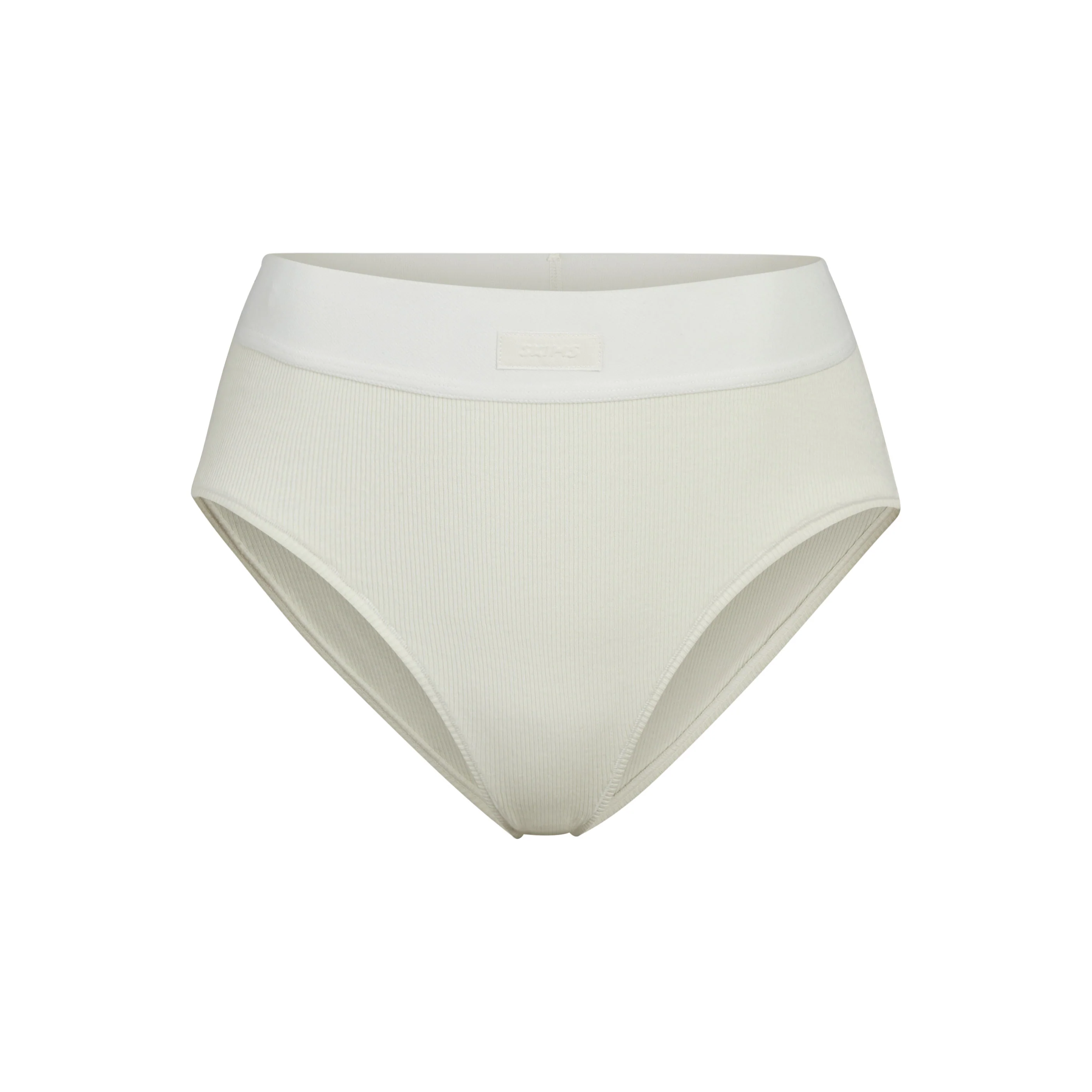 COTTON RIB BRIEF | LIGHT HEATHER GREY