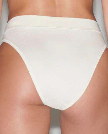 COTTON JERSEY CHEEKY TANGA | SOOT
