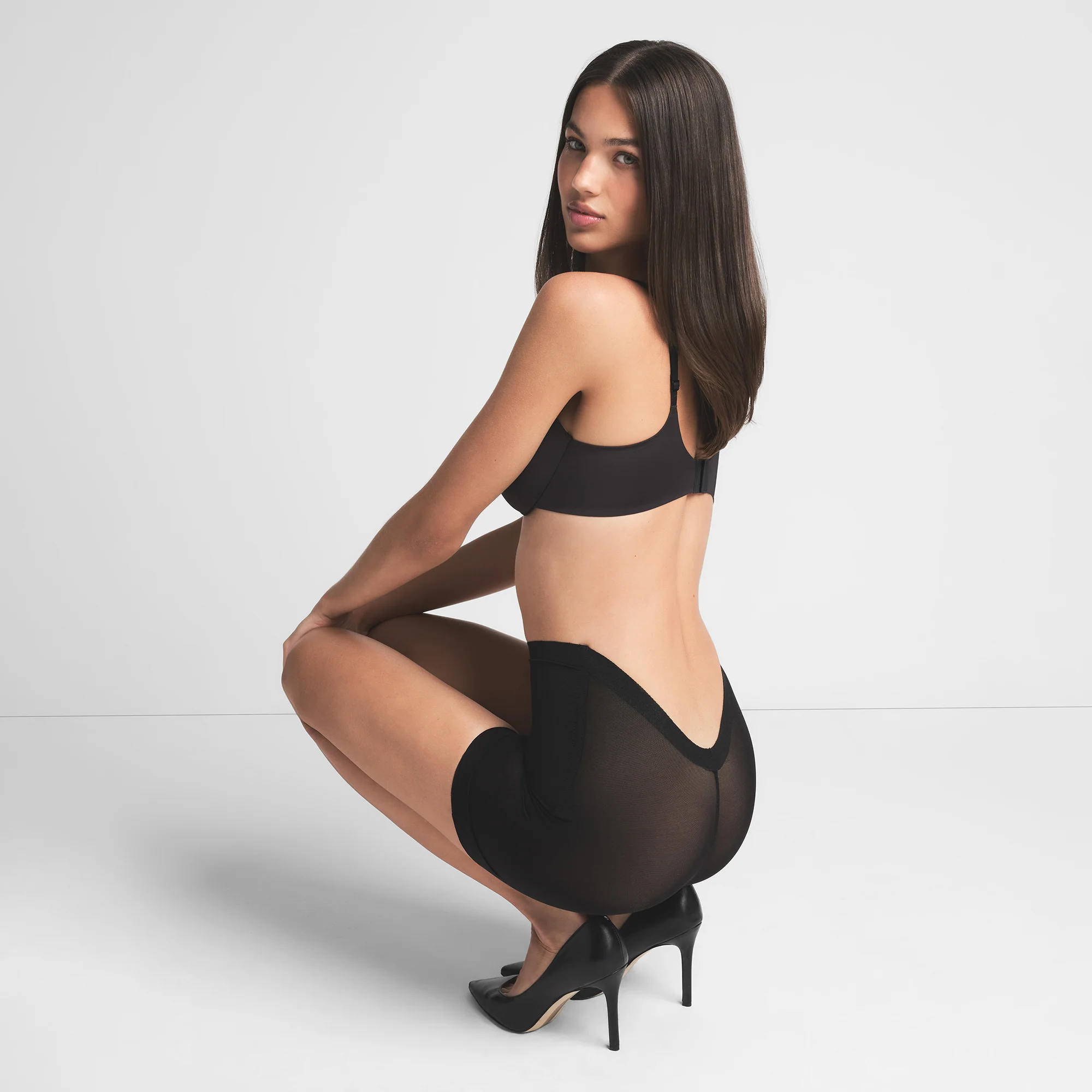 SHEER SCULPT LOW BACK SHORT | SIENNA