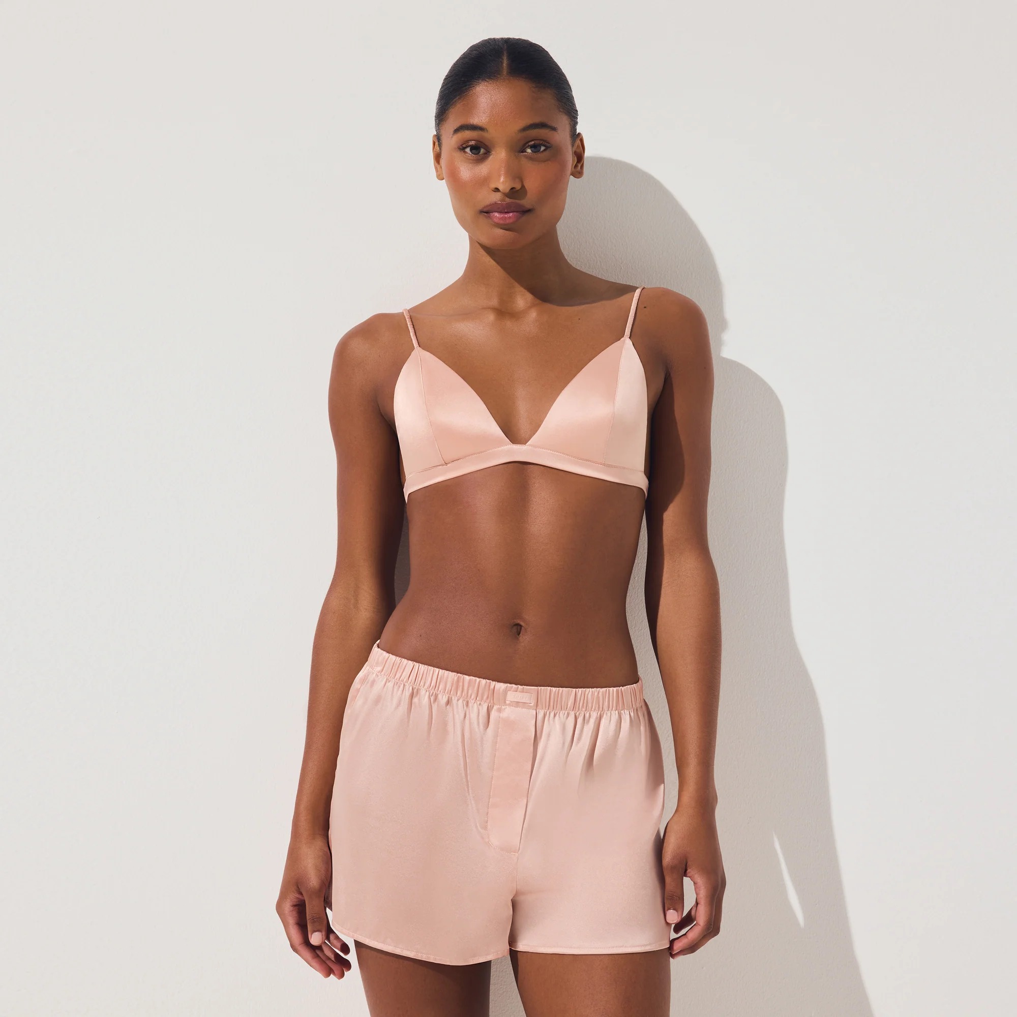 SILK LIGHTLY LINED TRIANGLE BRALETTE | VILLA