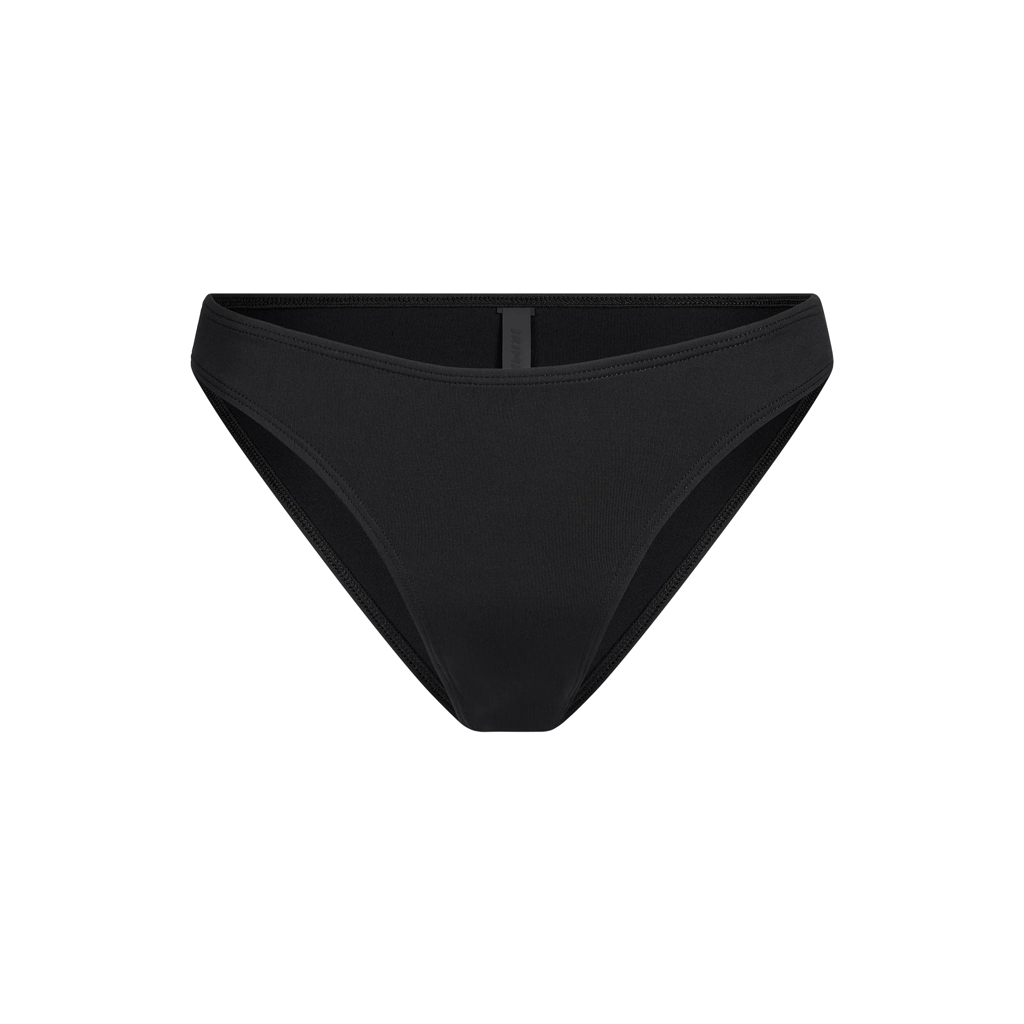 ICONIC SWIM DIPPED BIKINI BOTTOM | OBSIDIAN