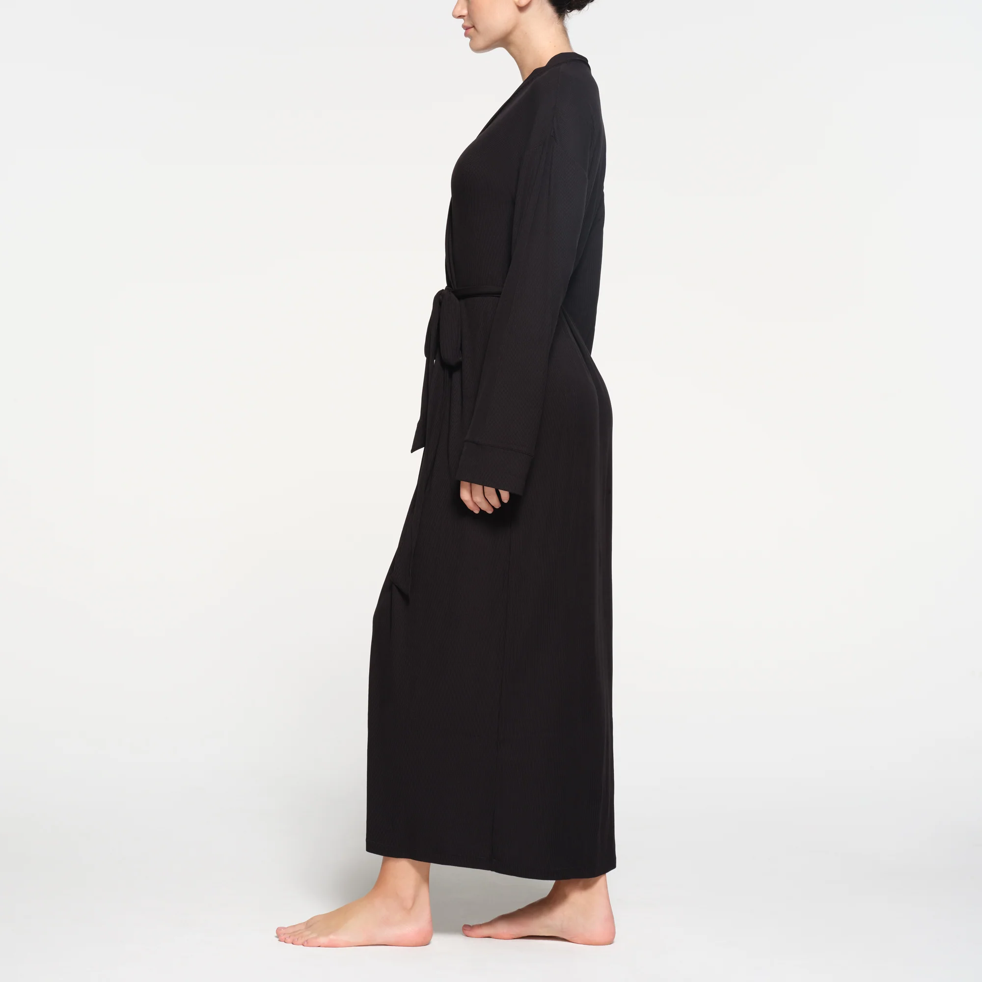 SOFT LOUNGE LONG ROBE | ONYX