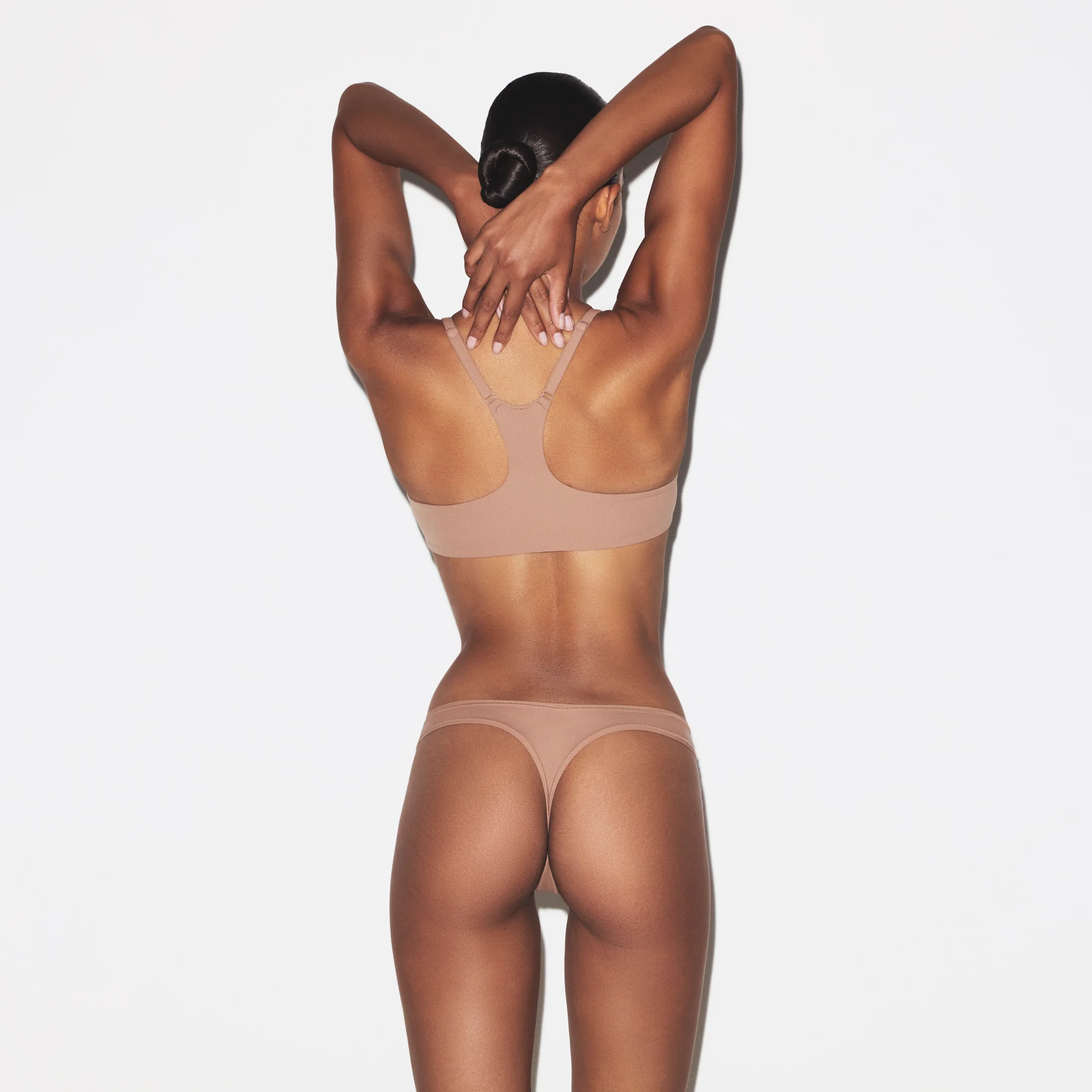 FITS EVERYBODY RACERBACK DEMI BRA | CLAY