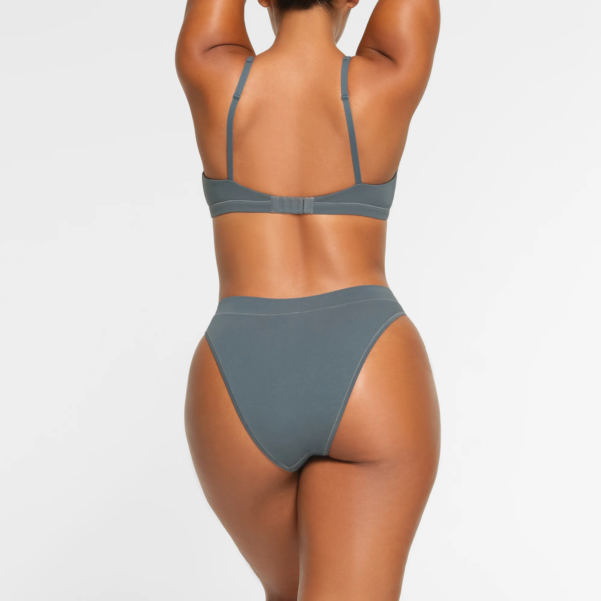COTTON JERSEY CHEEKY TANGA | SOOT