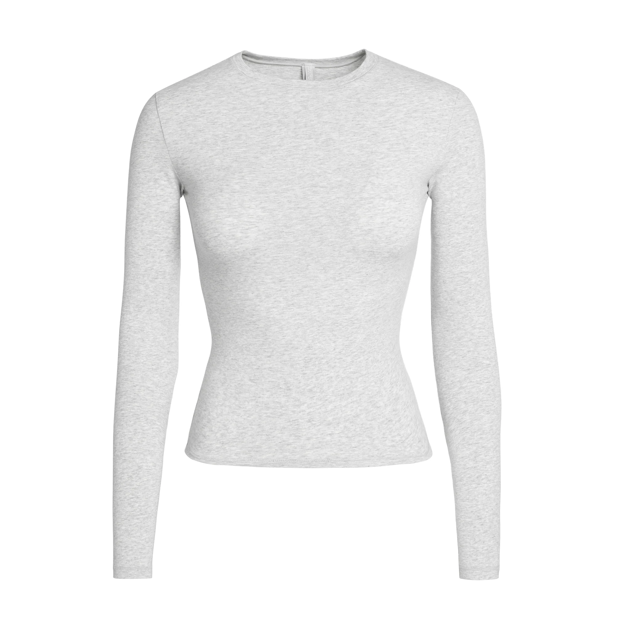 COTTON JERSEY LONG SLEEVE T-SHIRT | SOOT