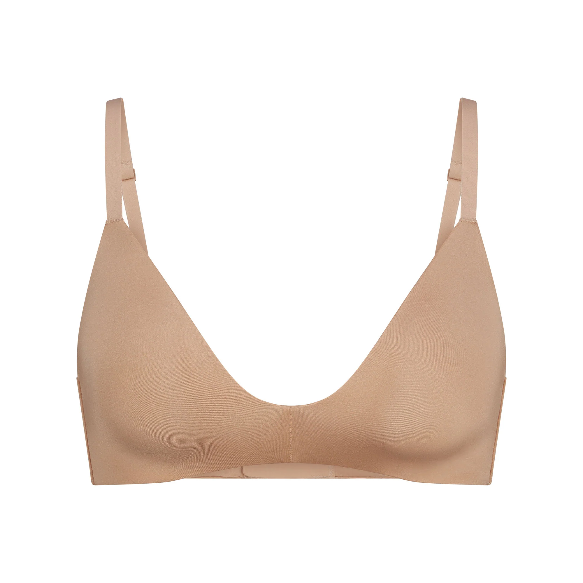 WIRELESS FORM T-SHIRT DEMI BRA | CLAY