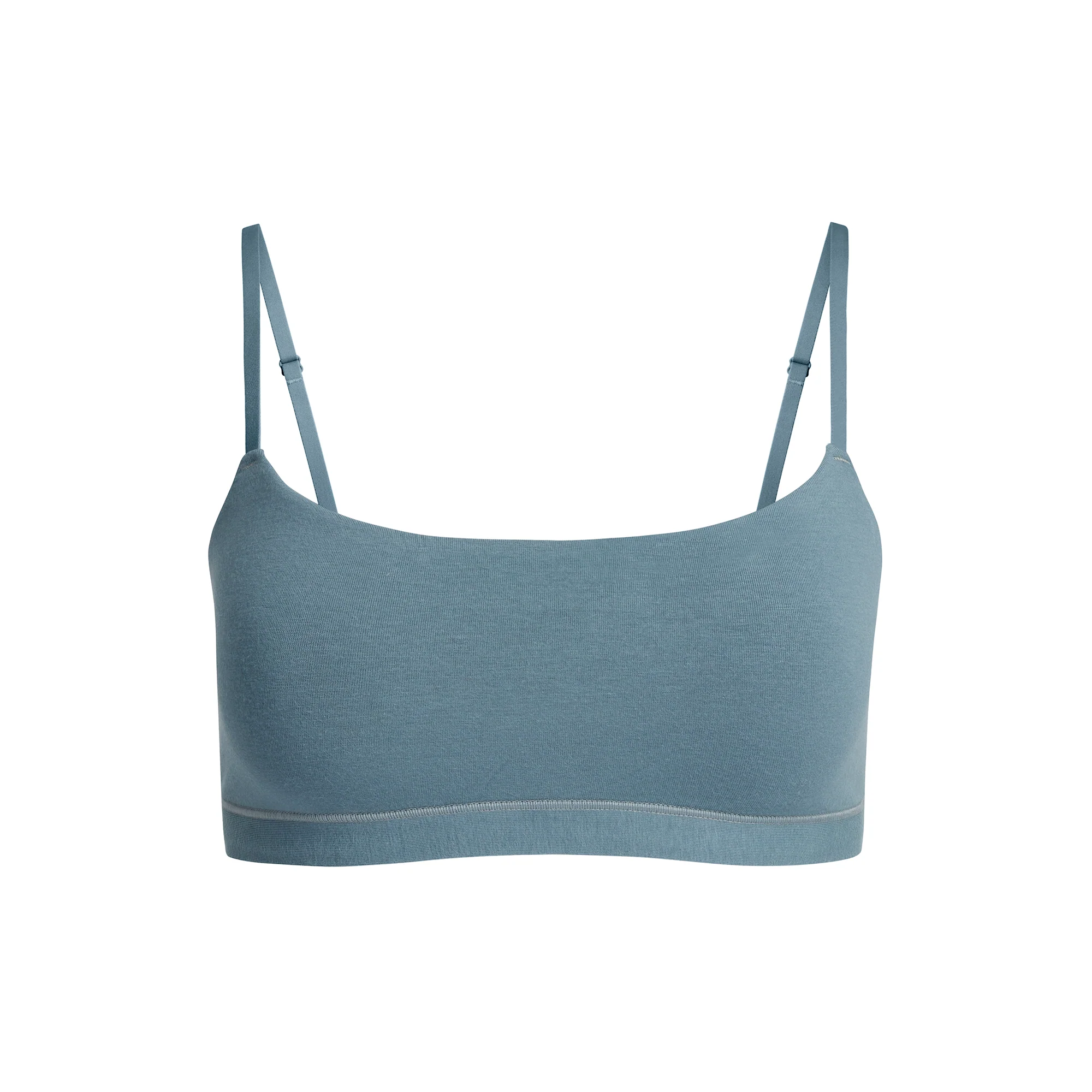 COTTON JERSEY SCOOP BRALETTE | SOOT