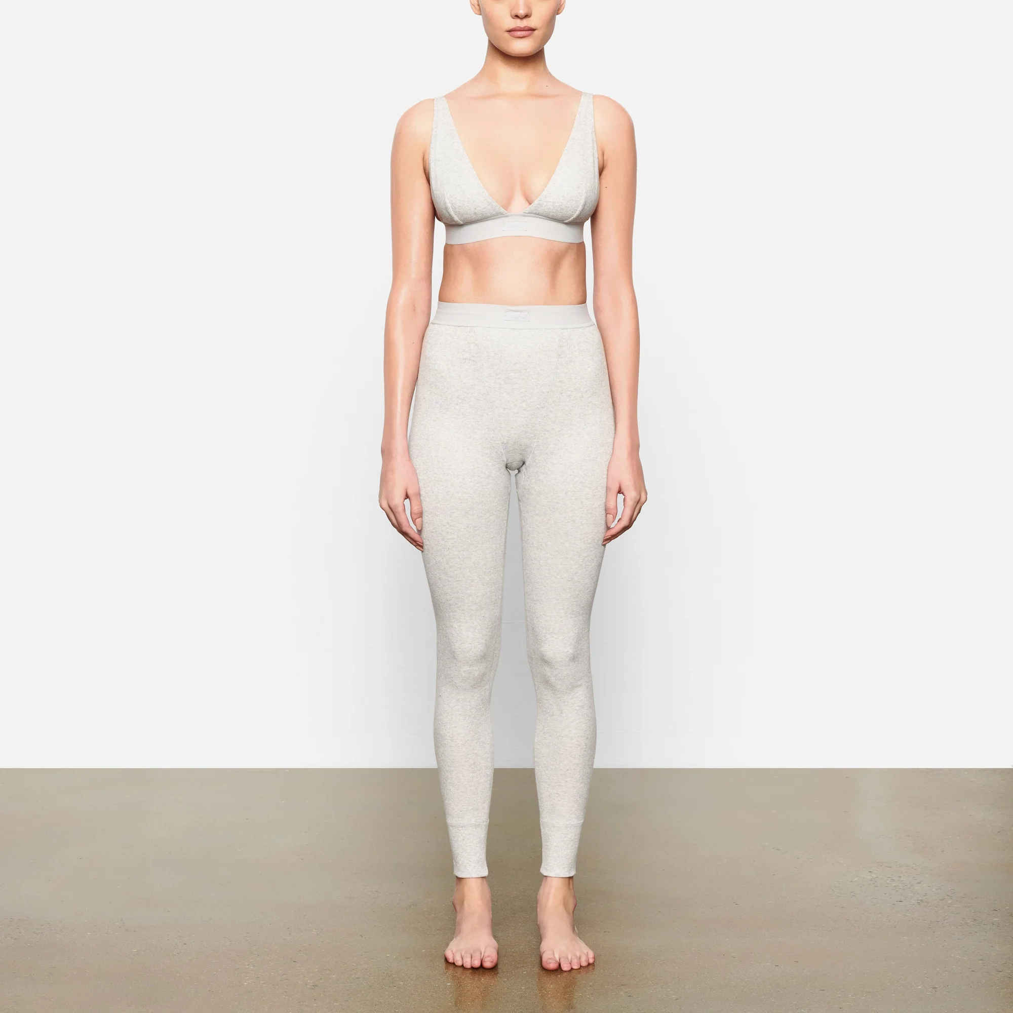 COTTON RIB LEGGING | REDWOOD