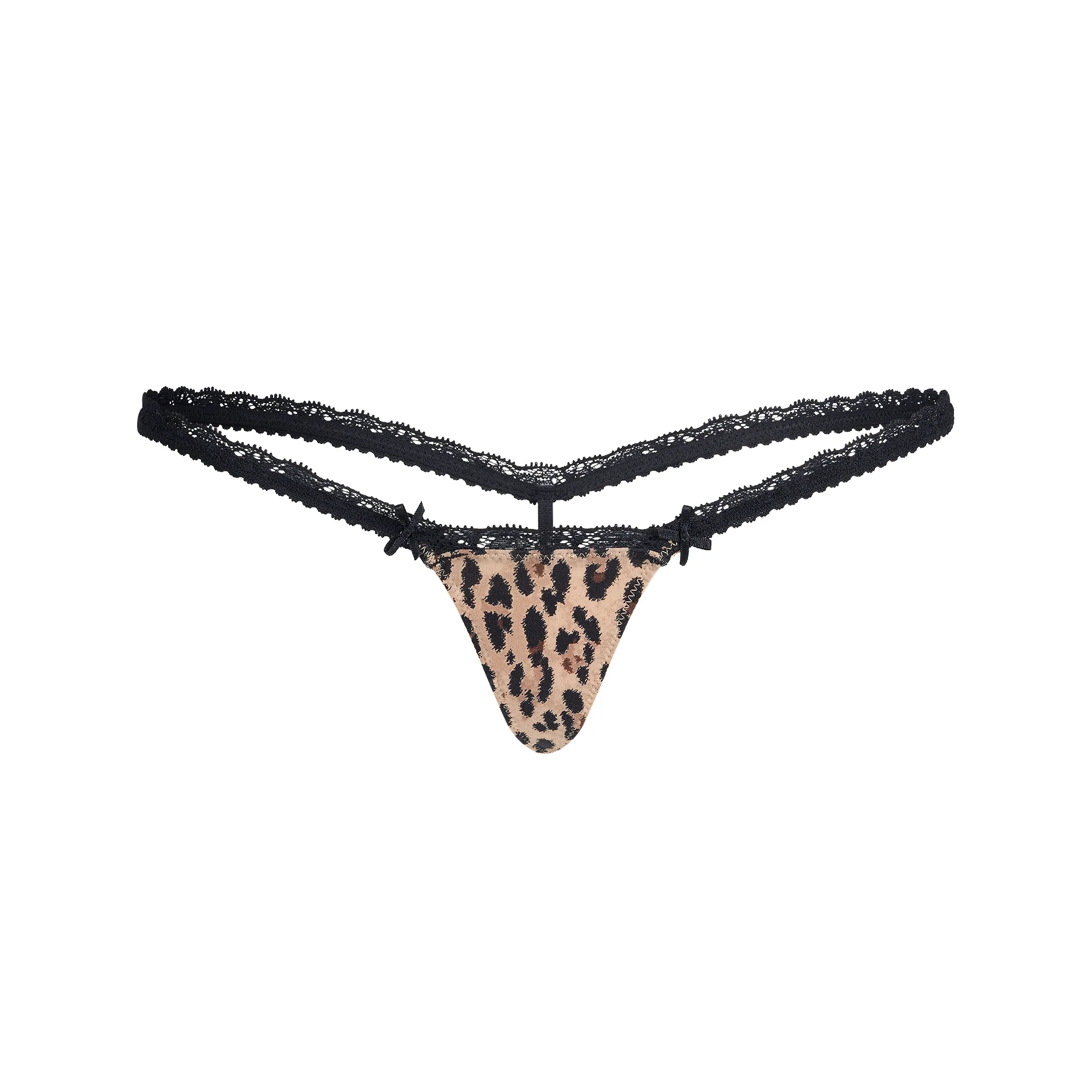 FITS EVERYBODY LACE MICRO THONG | SIENNA JAGUAR PRINT
