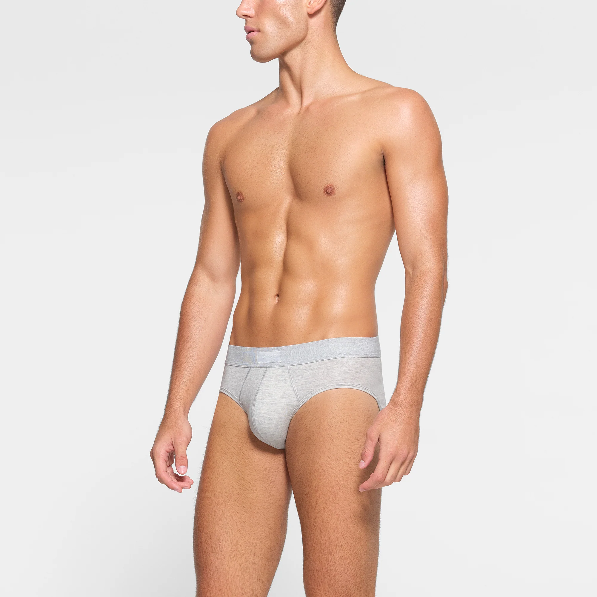 SKIMS COTTON MENS BRIEF | RUSSET