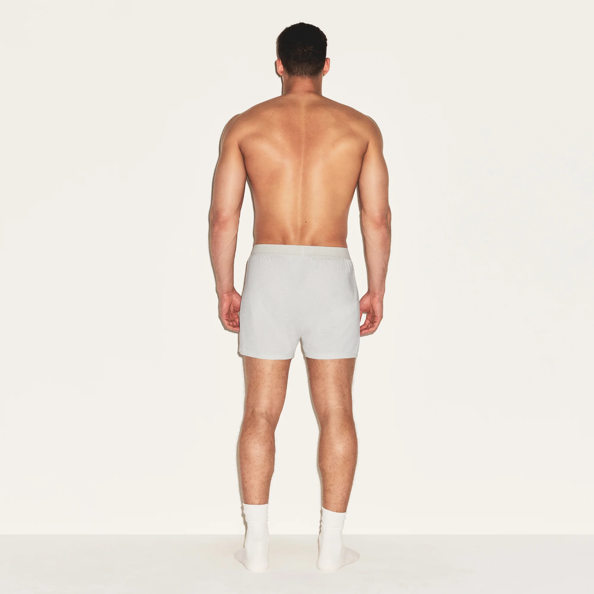 SKIMS COTTON MENS KNIT BOXER 3-PACK | HEATHER MULTI