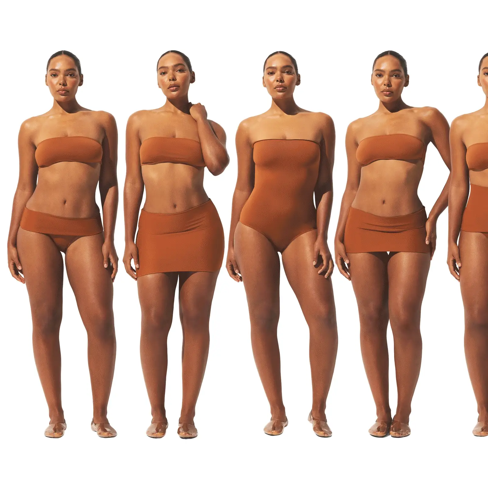 ICONIC SWIM CONVERTIBLE BIKINI BOTTOM | BRONZE