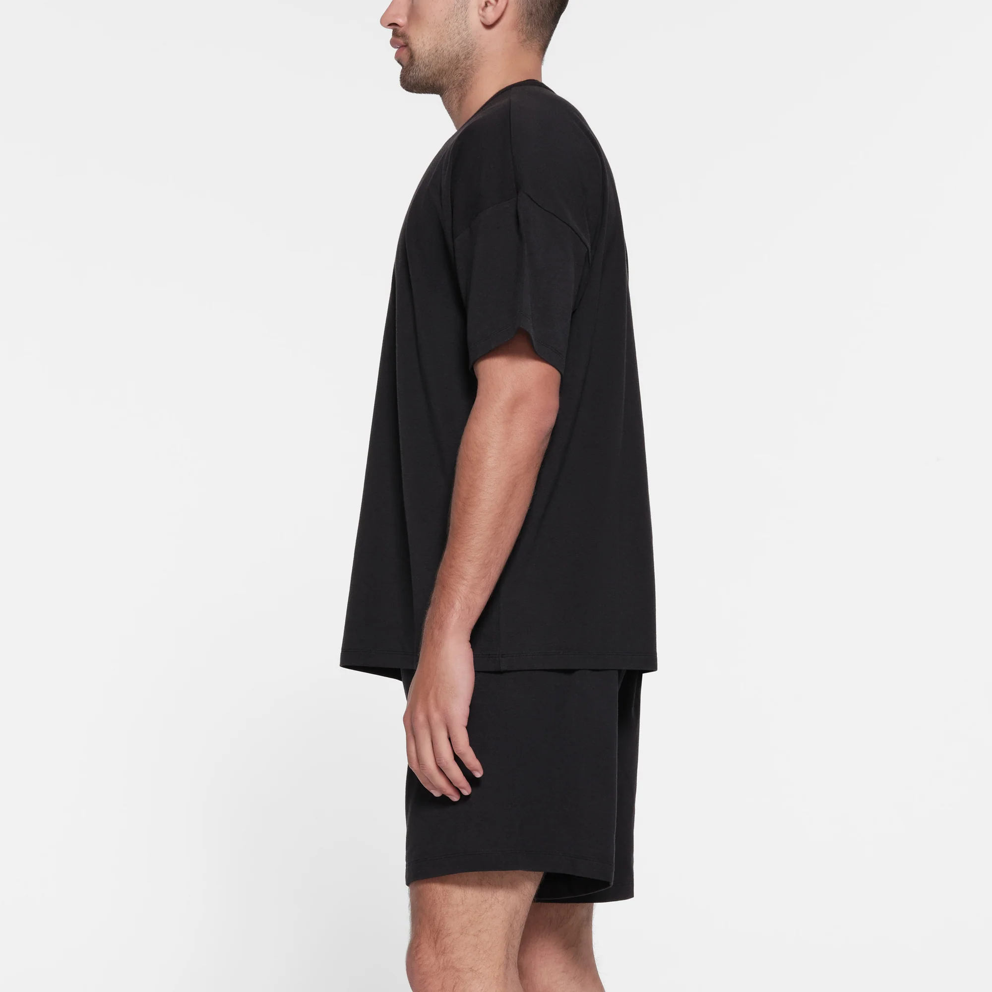 JERSEY LOUNGE MENS OVERSIZED T-SHIRT | ASH