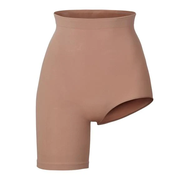 SEAMLESS SCULPT SOLUTION SHORT LEFT LEG EXPOSED | CLAY