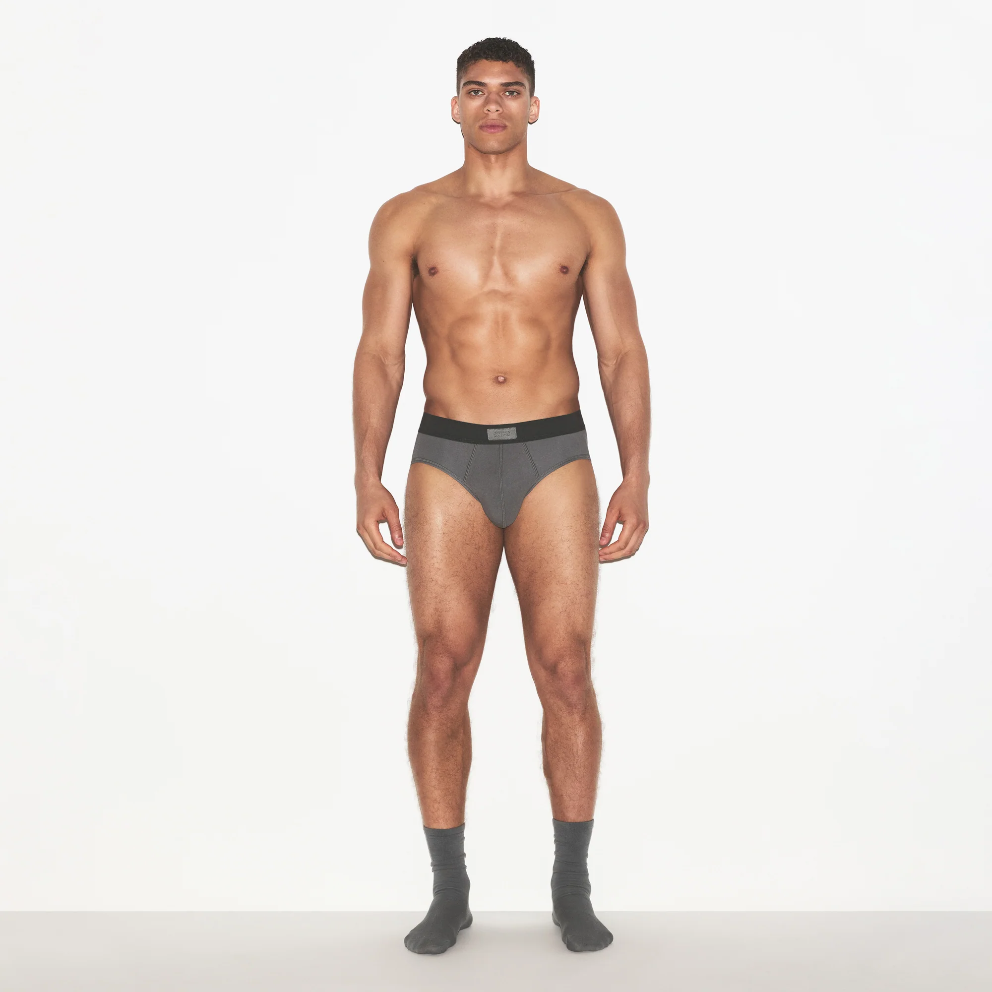 SKIMS COTTON MENS BRIEF 3-PACK | RUSSET MULTI