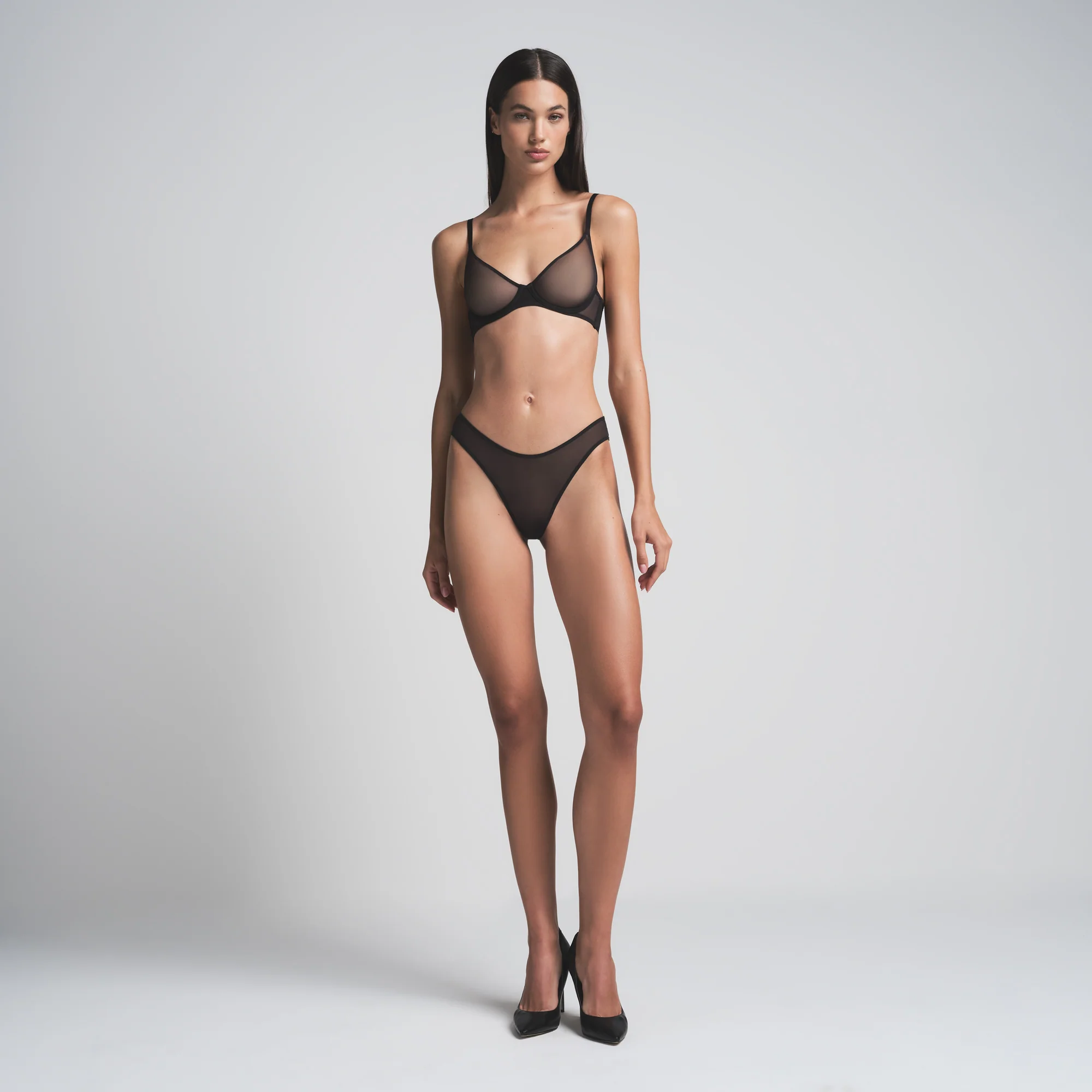 ULTRA FINE MESH BIKINI | ONYX