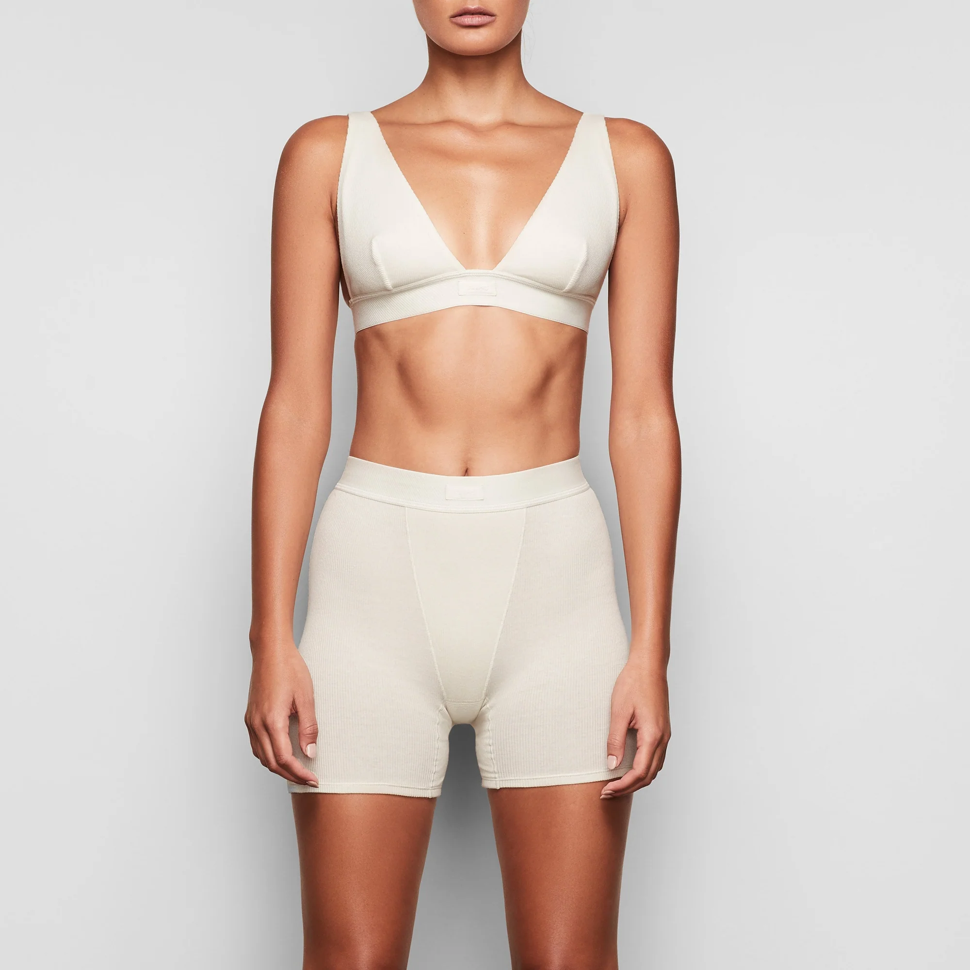 COTTON RIB BOXER | SNOW STRAWBERRY PRINT