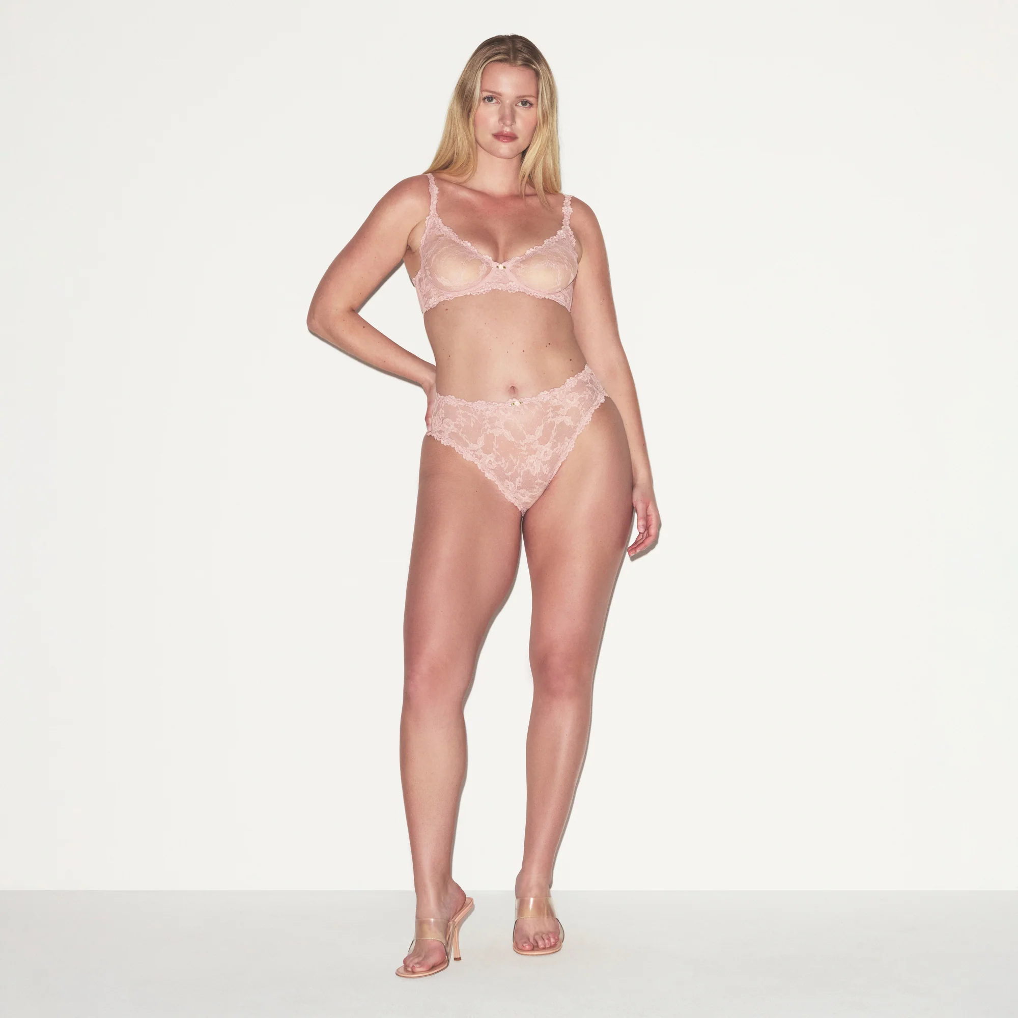 STRETCH LACE UNLINED FULL COVERAGE BRA | DELTA