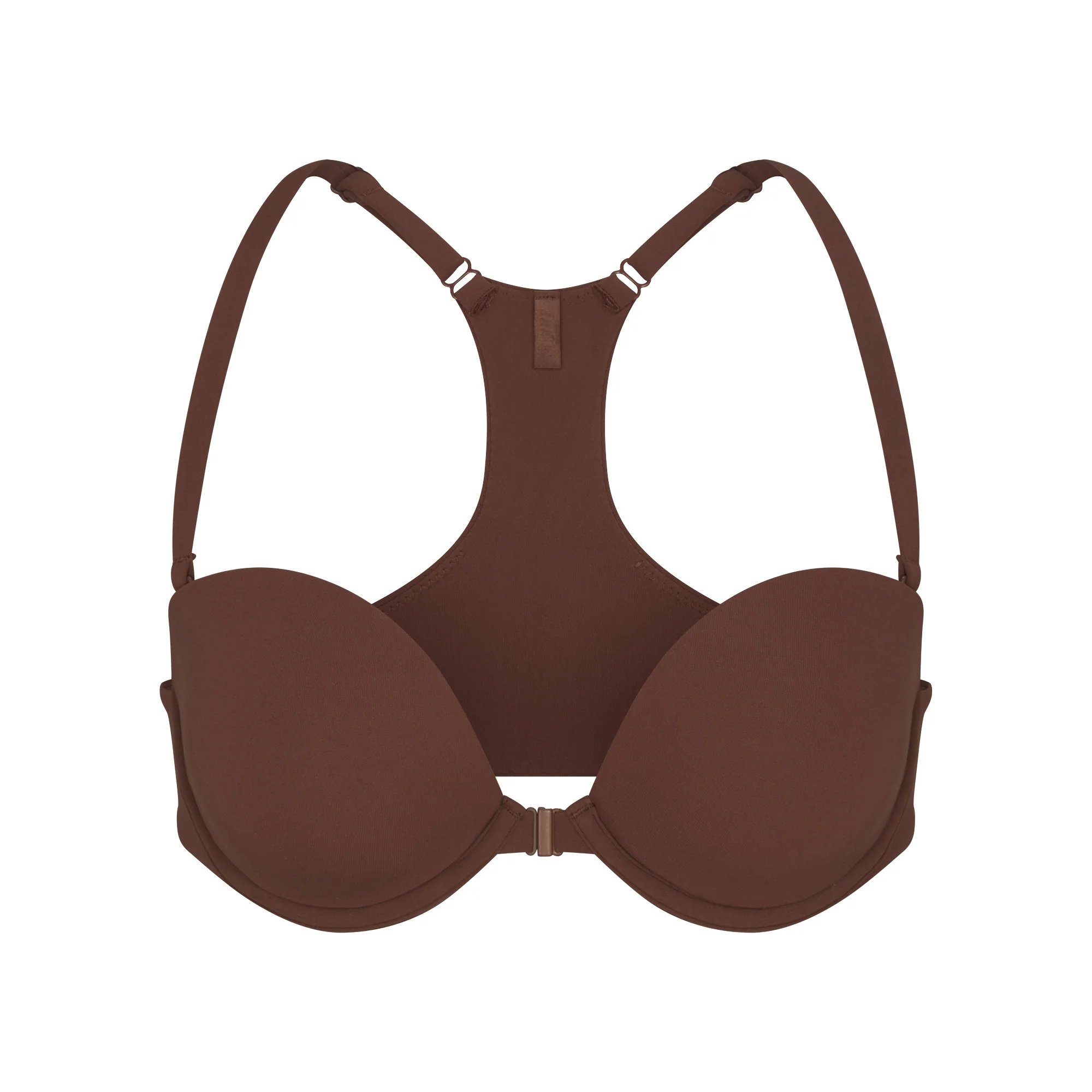 FITS EVERYBODY RACERBACK DEMI BRA | CLAY