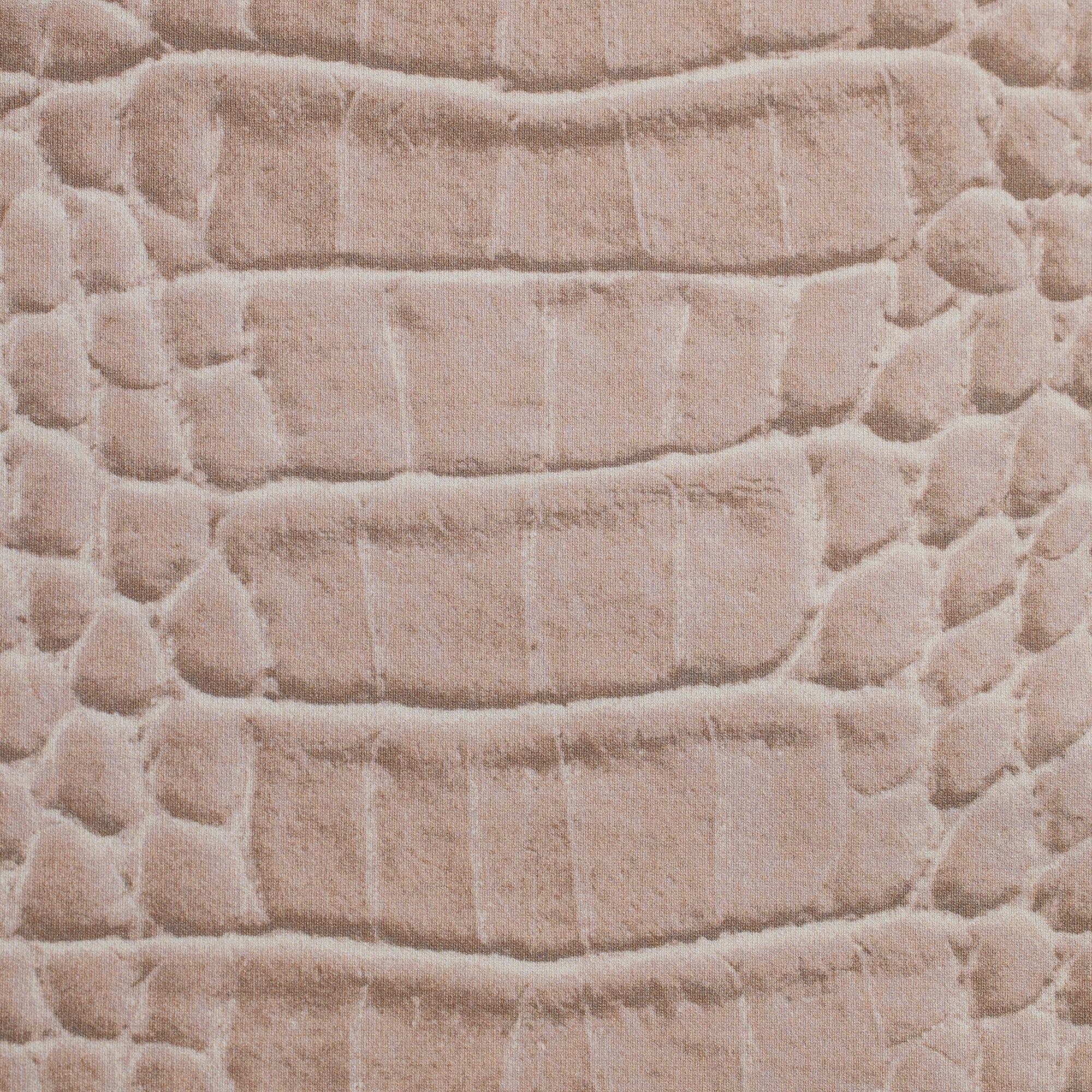 SIGNATURE SWIM HIGH-WAISTED BIKINI BOTTOM | DUNE CROCODILE PRINT