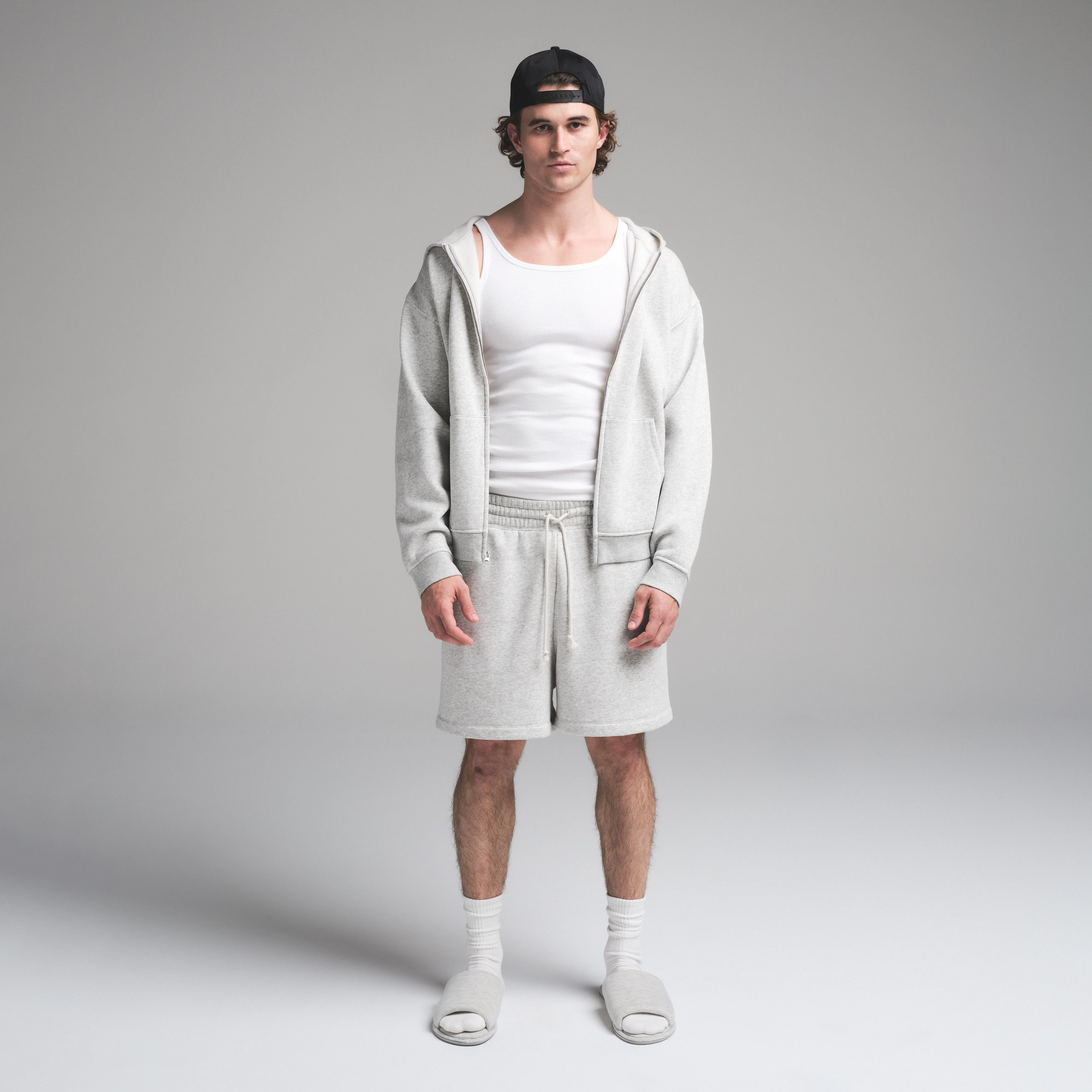 SKIMS COTTON MENS RIB TANK 3-PACK | ECRU RUSSET MULTI