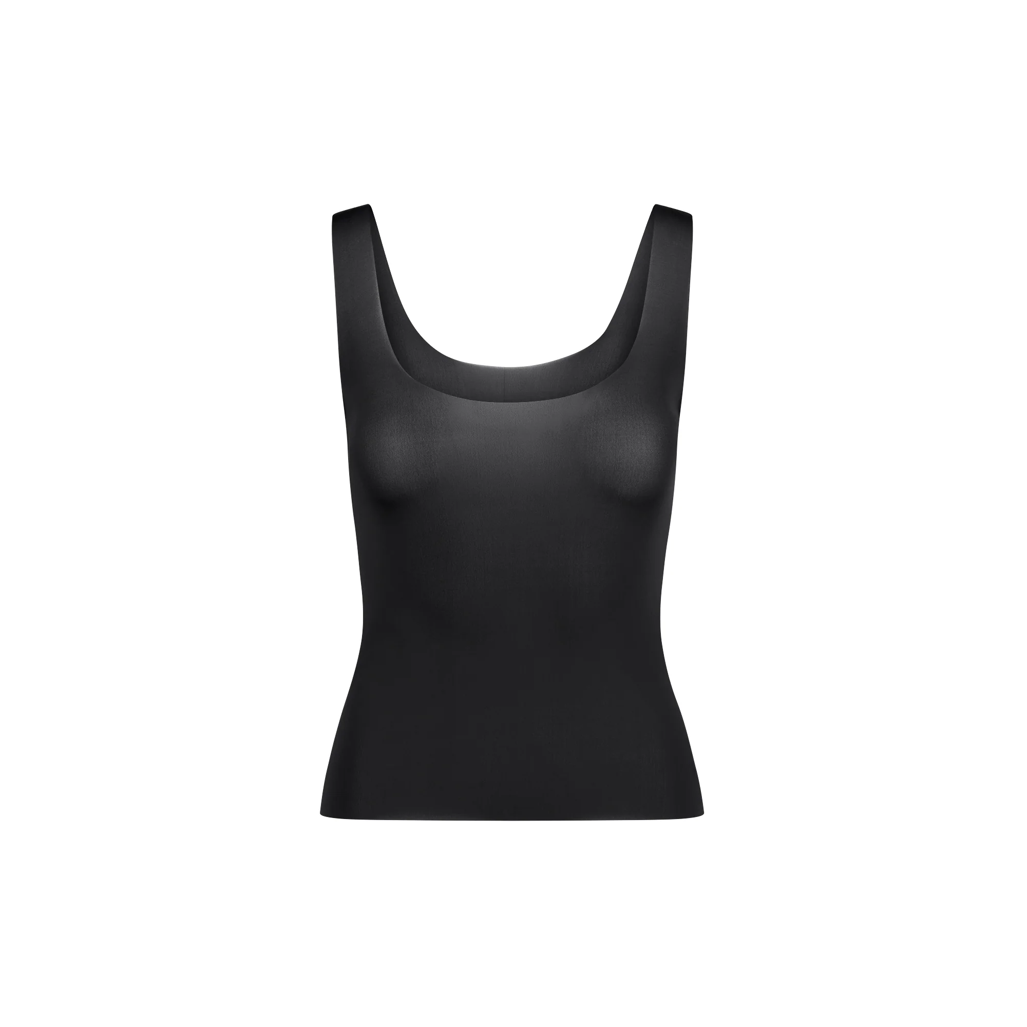 MILKY SHEER TANK | OBSIDIAN