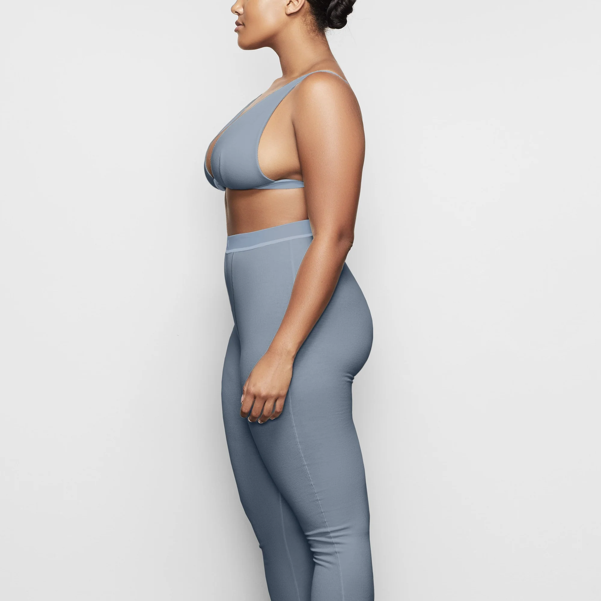 COTTON RIB LEGGING | REDWOOD