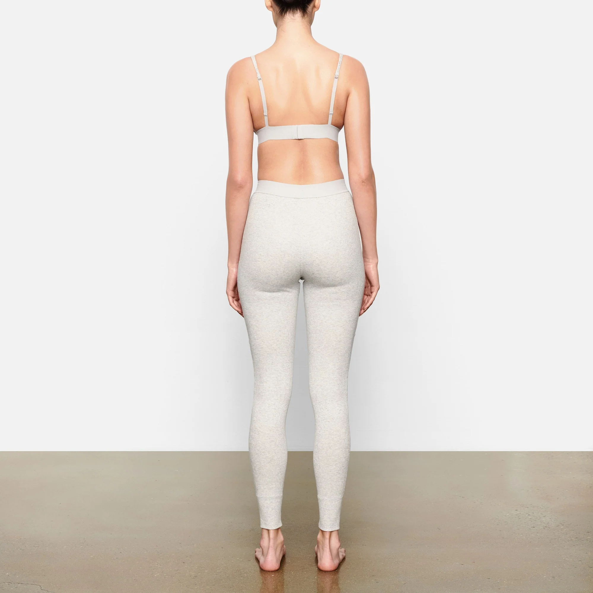 COTTON RIB LEGGING | REDWOOD