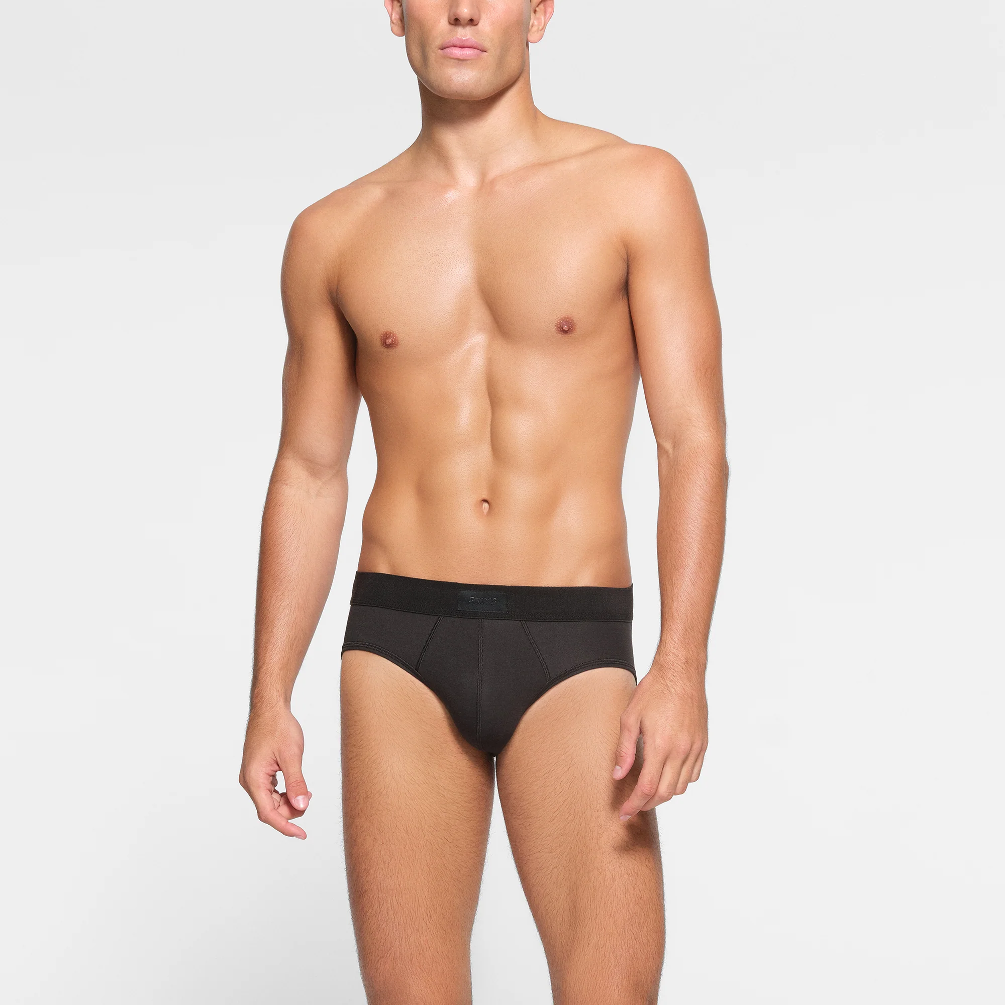 SKIMS COTTON MENS BRIEF | RUSSET