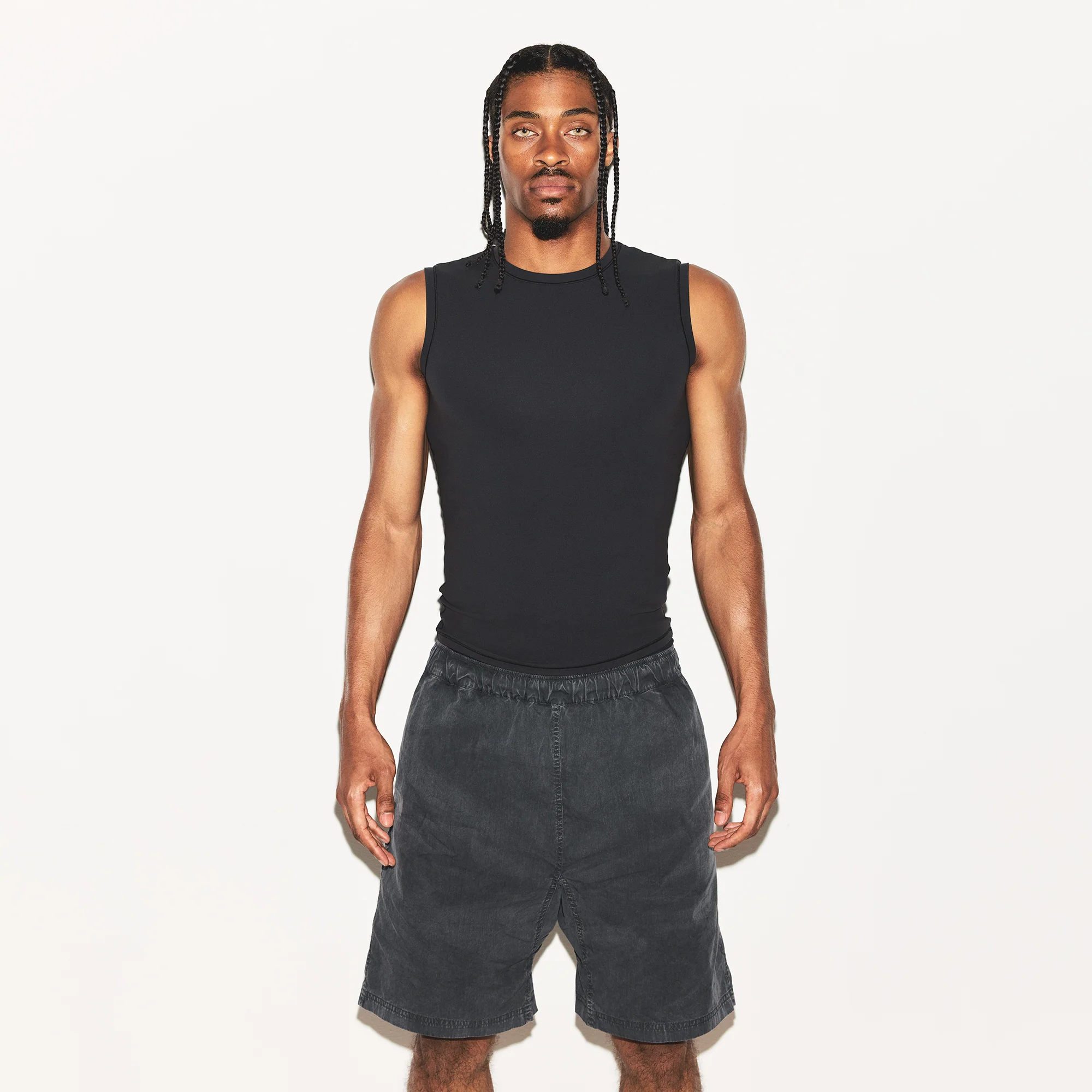 FITS EVERYBODY MENS SLIM TANK | UMBER