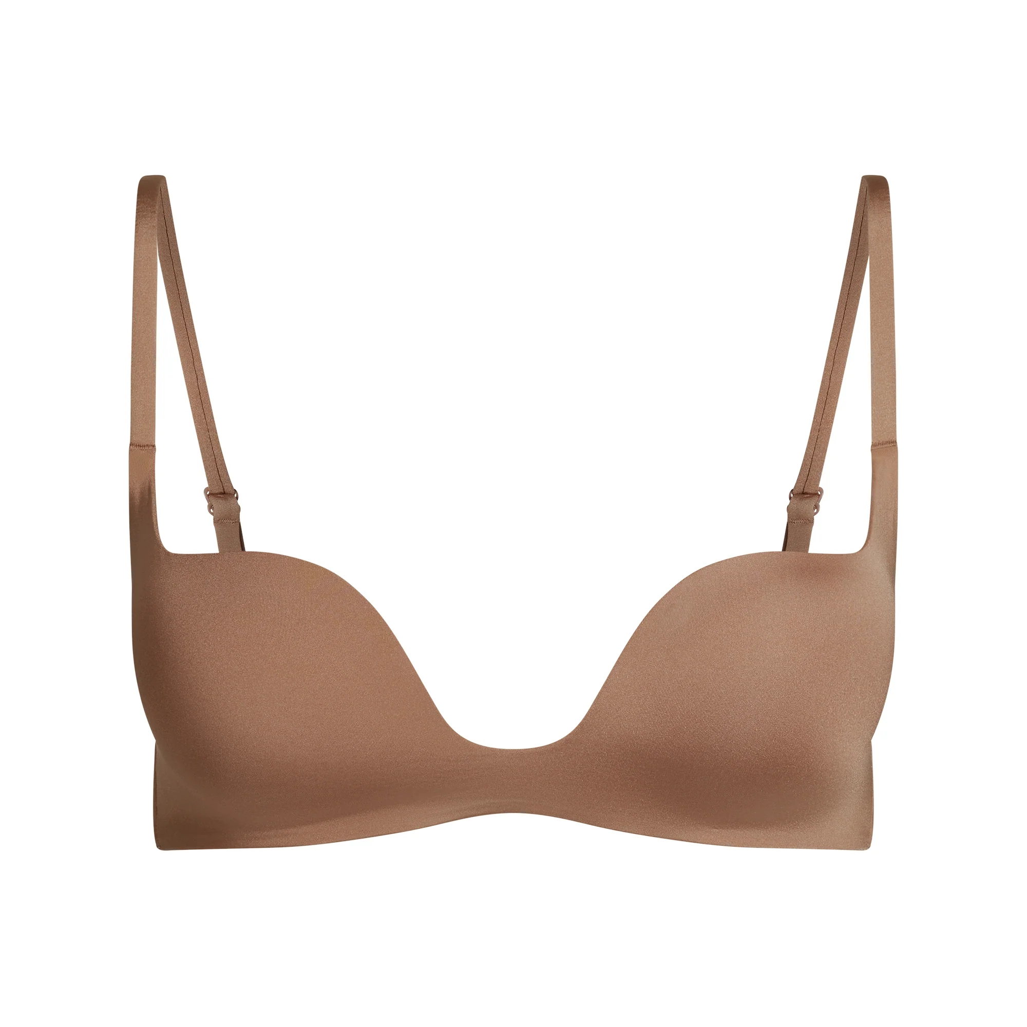 WIRELESS FORM SQUARE NECK BRA | CLAY