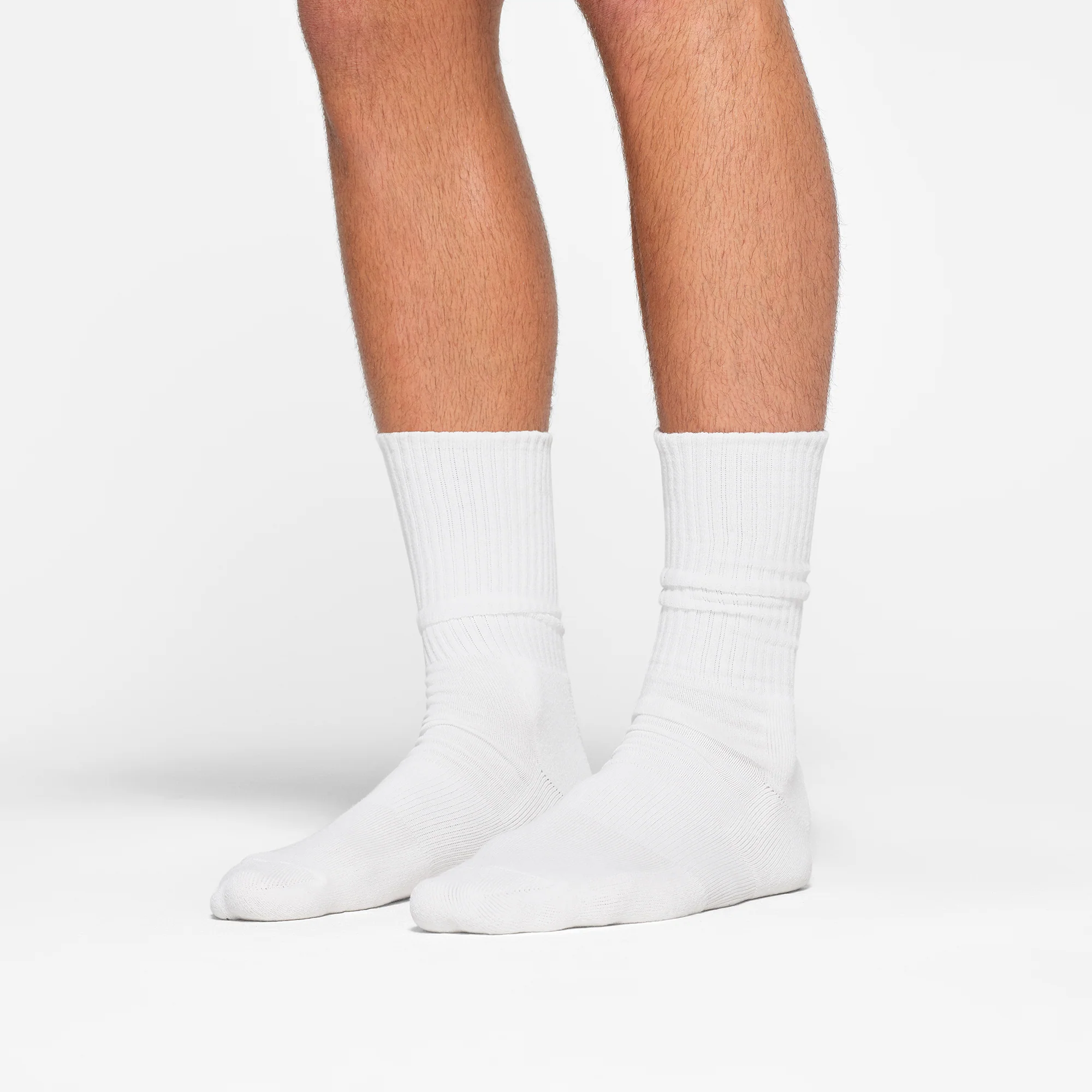 MENS TUBE CREW SOCK 3-PACK | CHALK
