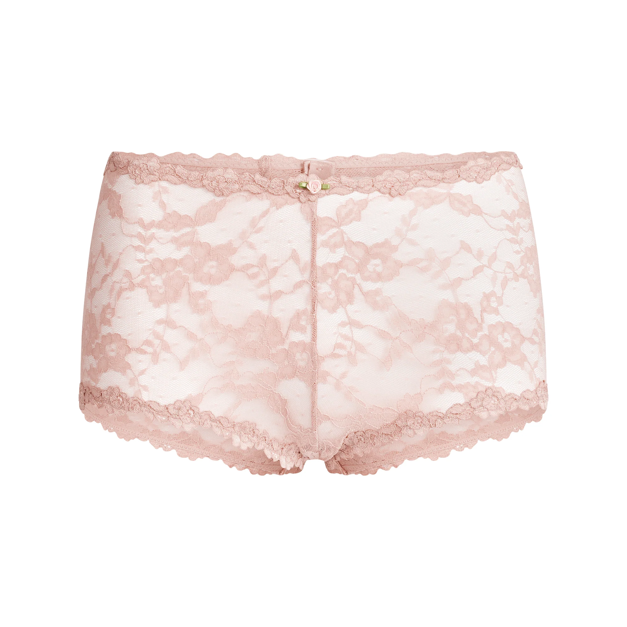 STRETCH LACE BOY SHORT | MERCURY