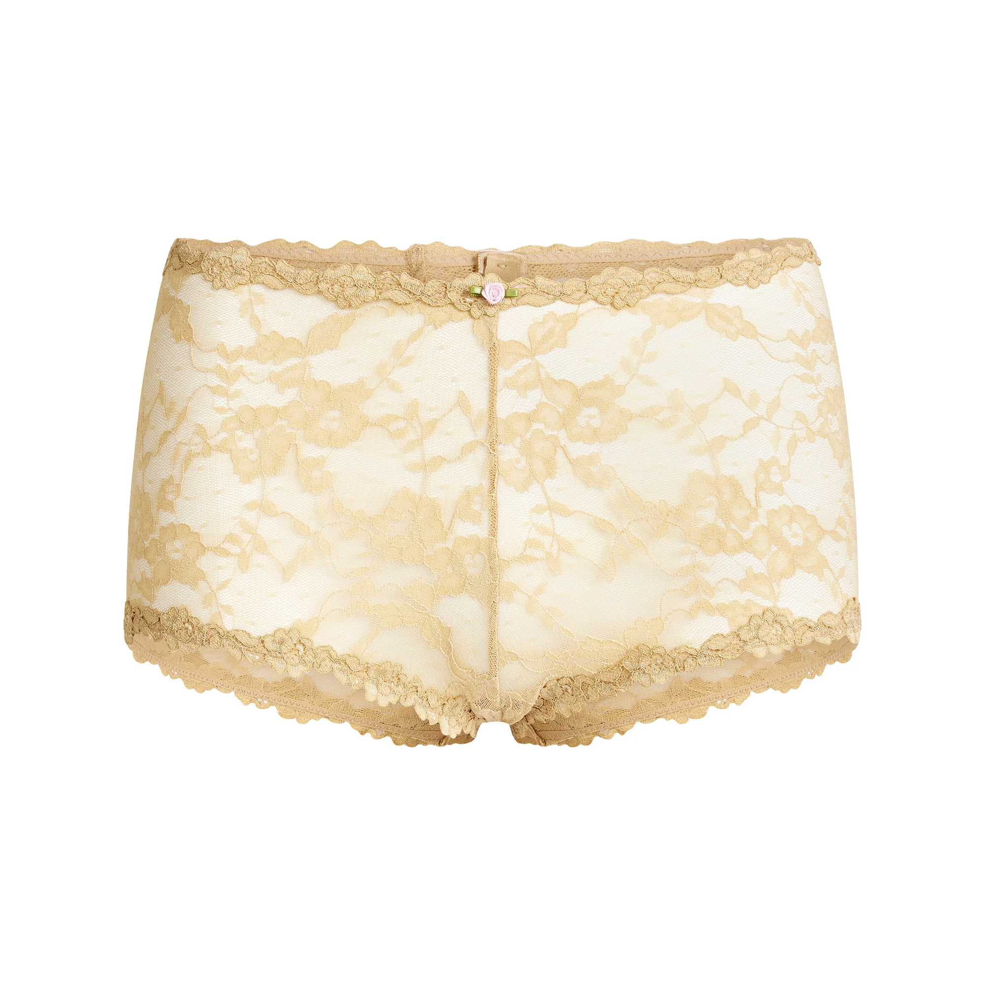 STRETCH LACE BOY SHORT | DELTA