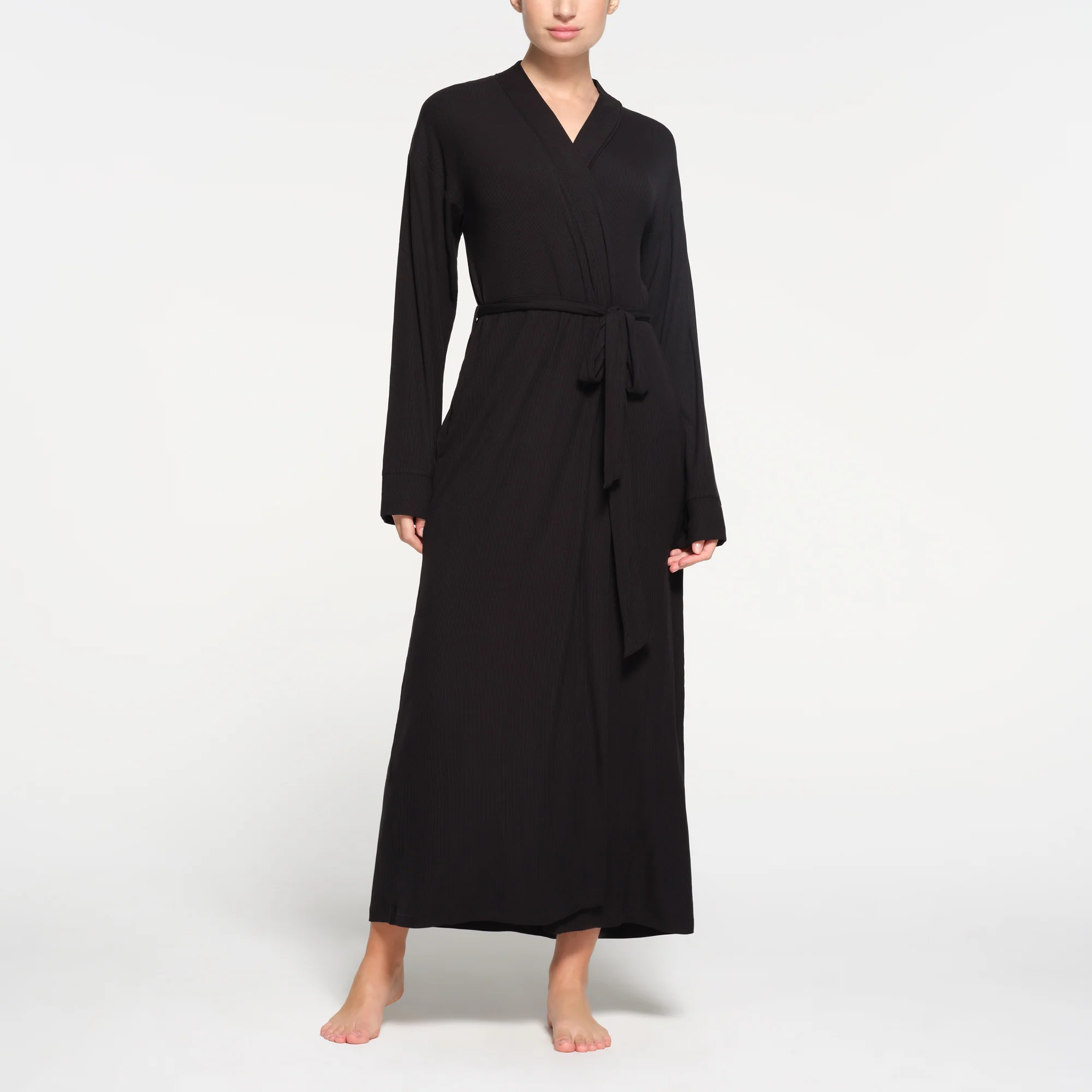 SOFT LOUNGE LONG ROBE | ONYX