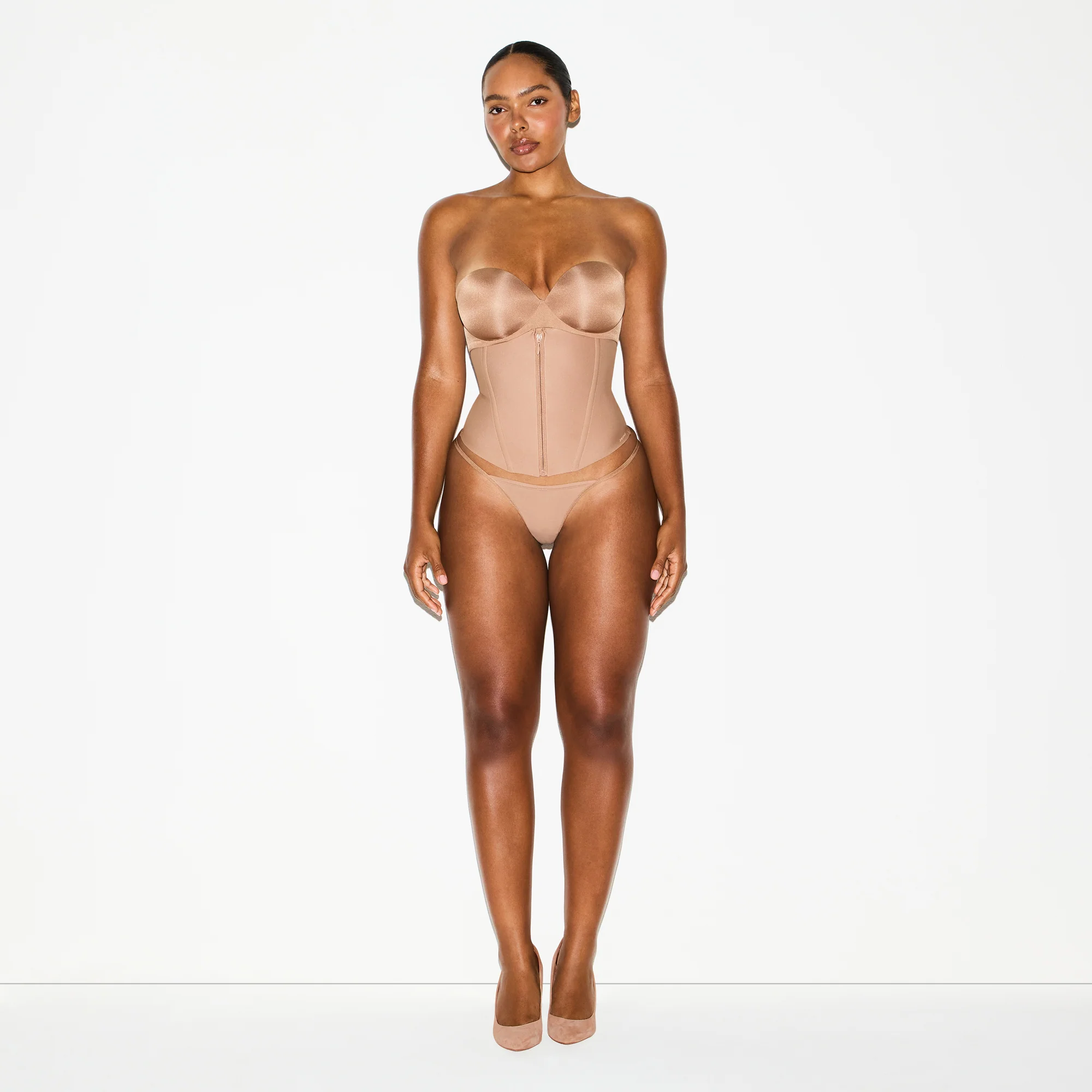 SKIMS BODY CORE SCULPT WAIST CINCHER | ONYX