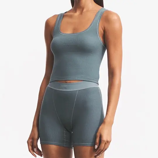 COTTON RIB BOXER | SNOW STRAWBERRY PRINT