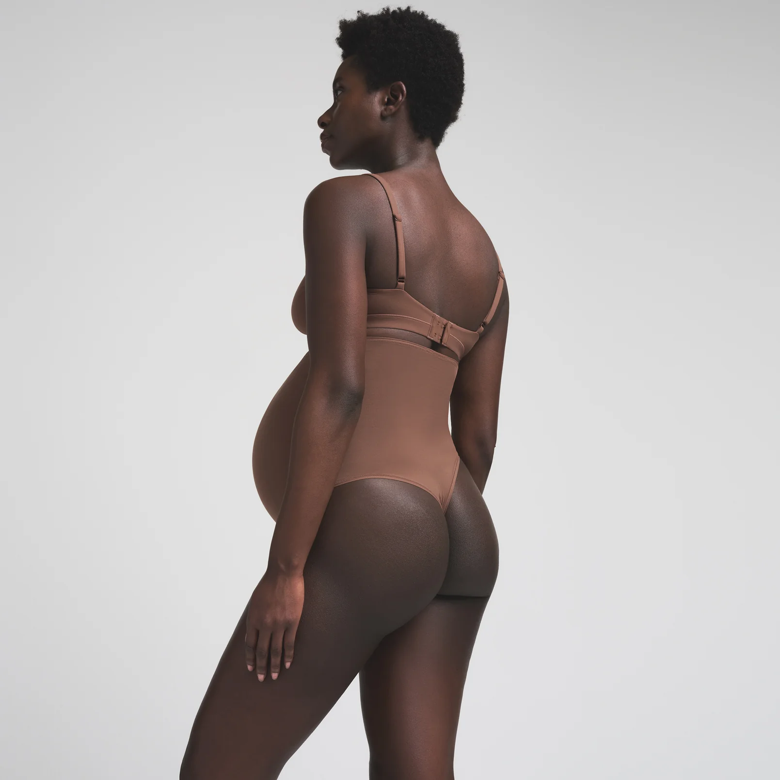 FITS EVERYBODY MATERNITY HIGH-WAISTED THONG | ONYX