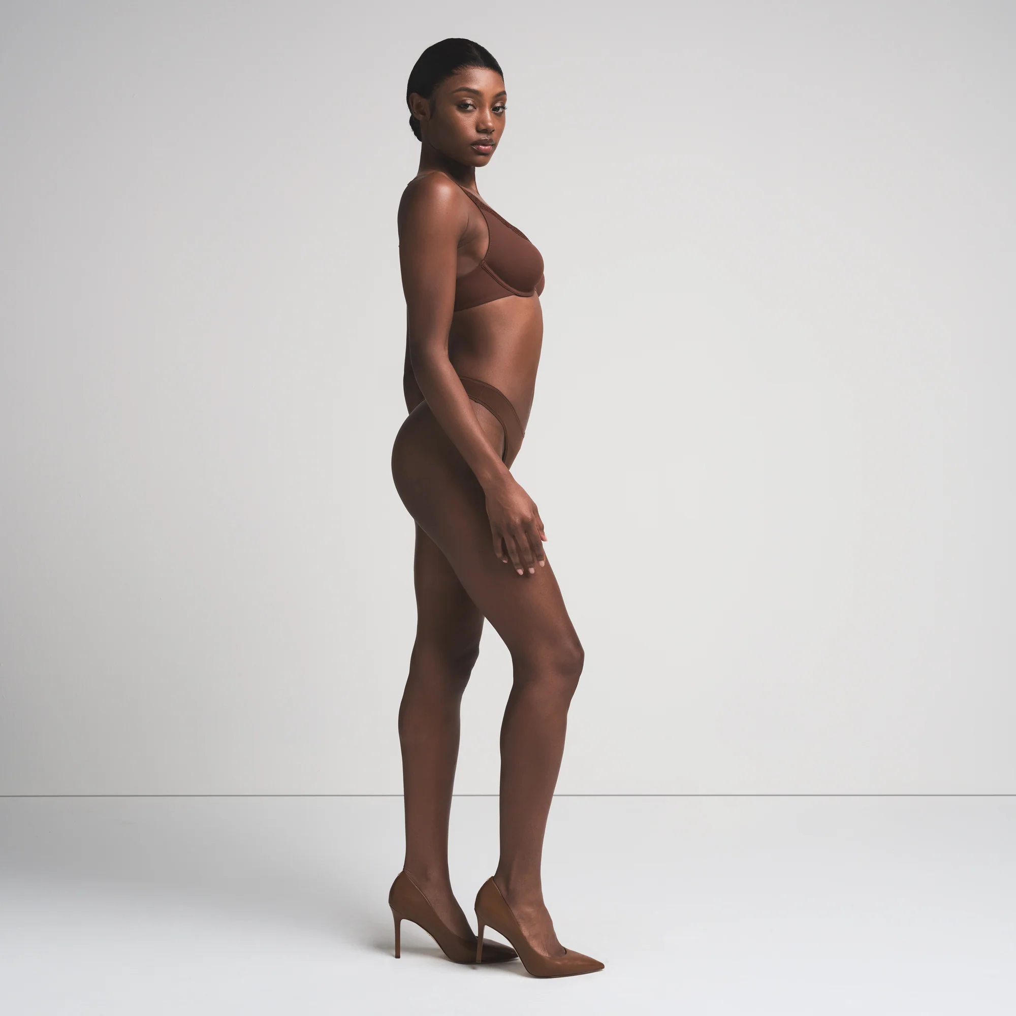 FITS EVERYBODY LACE UNLINED FULL COVERAGE BRA | ONYX