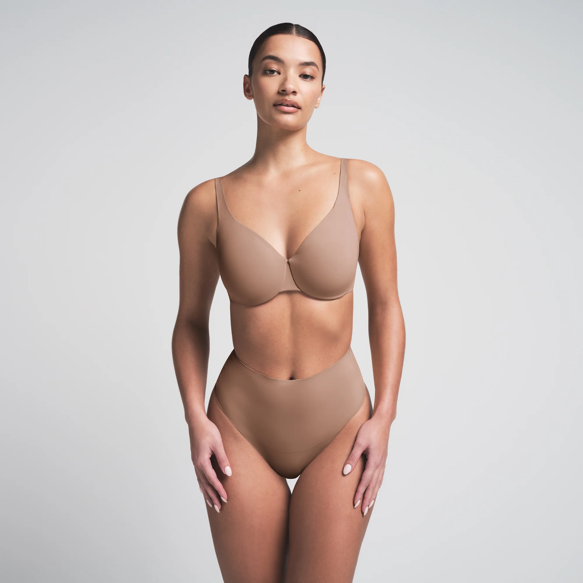 SMOOTHING INTIMATES UNLINED MINIMIZER BRA | CLAY