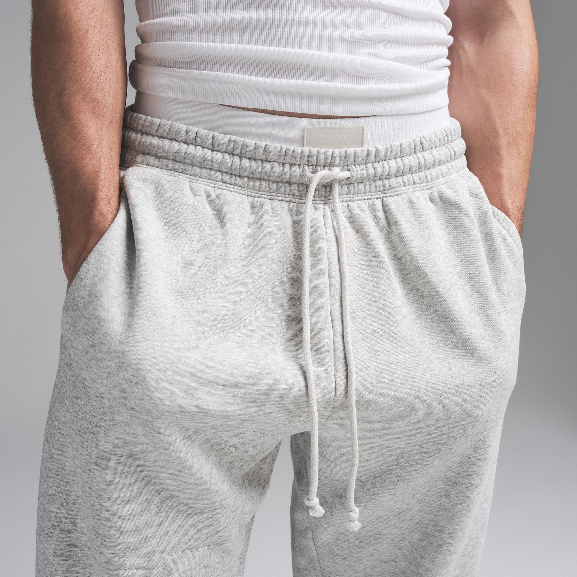 FLEECE LOUNGE MENS TAPERED JOGGER | WASHED ONYX
