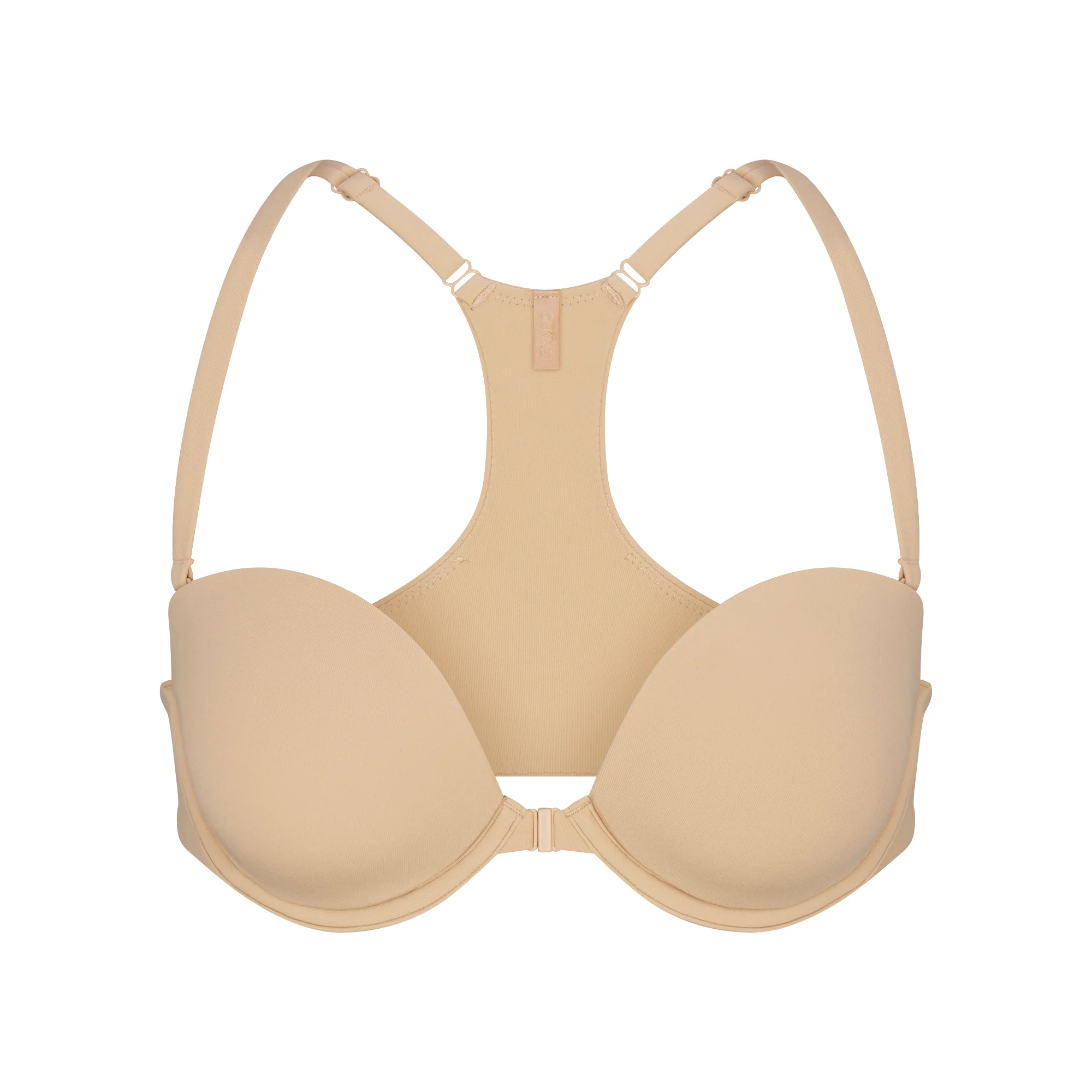 FITS EVERYBODY RACERBACK DEMI BRA | CLAY