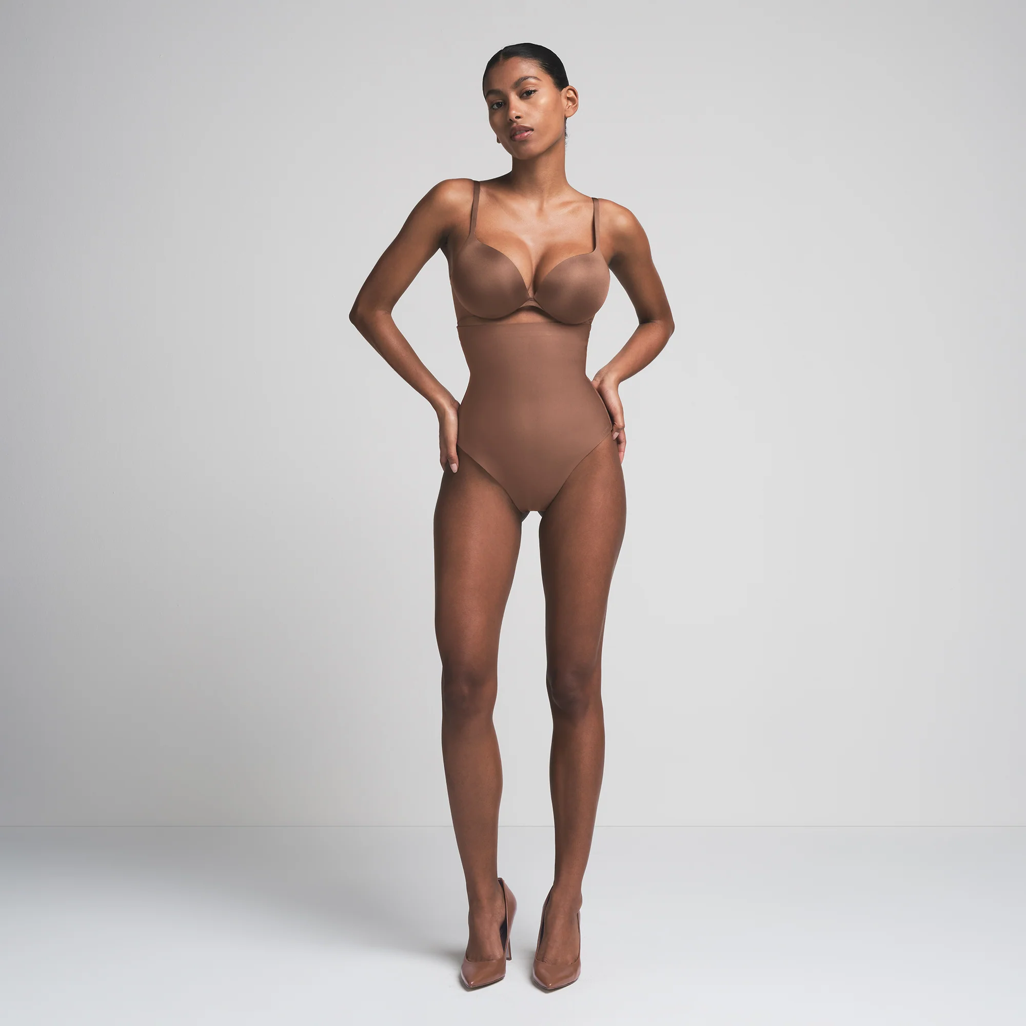 SKIMS BODY CORE SCULPT HIGH-WAISTED THONG | ONYX