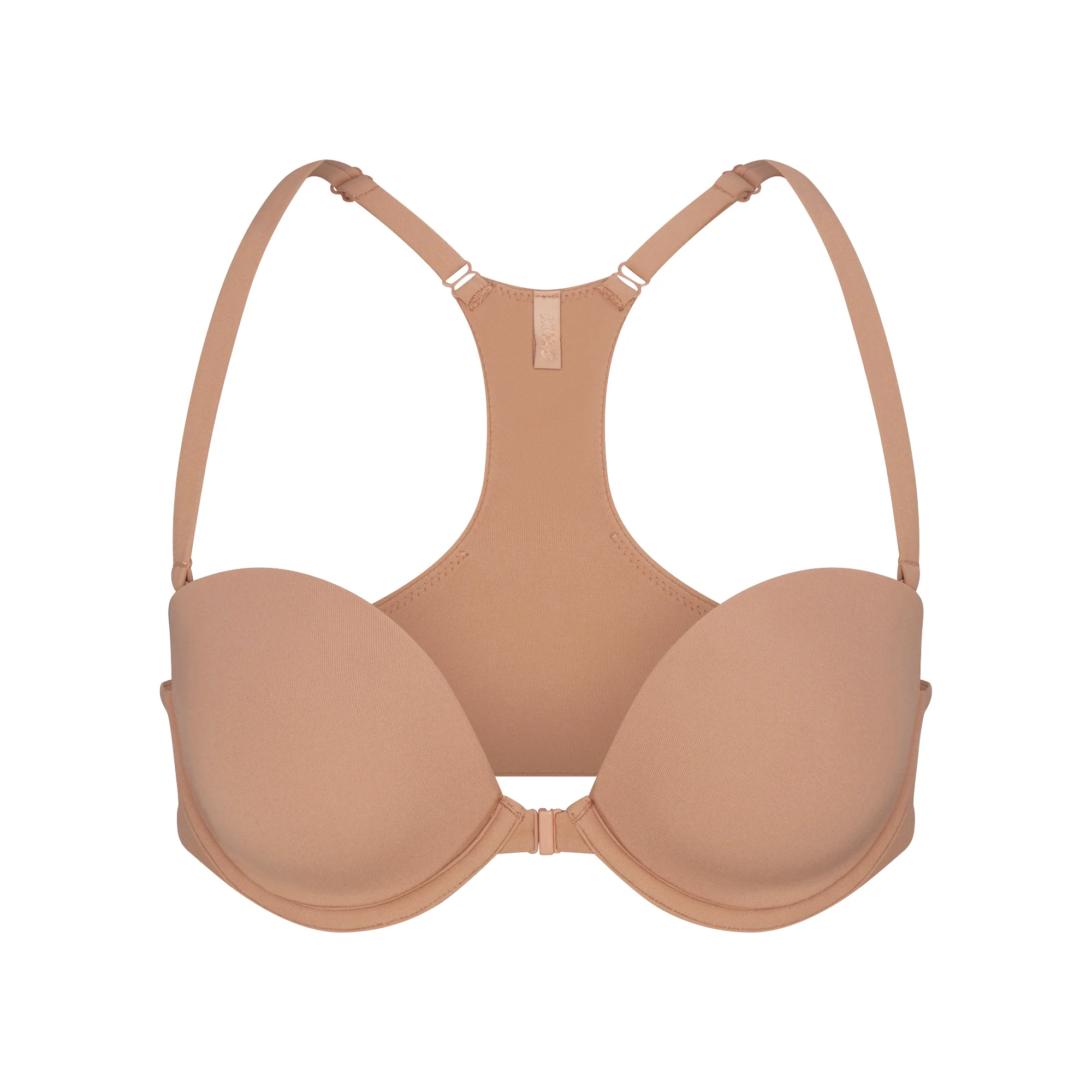 FITS EVERYBODY RACERBACK DEMI BRA | CLAY